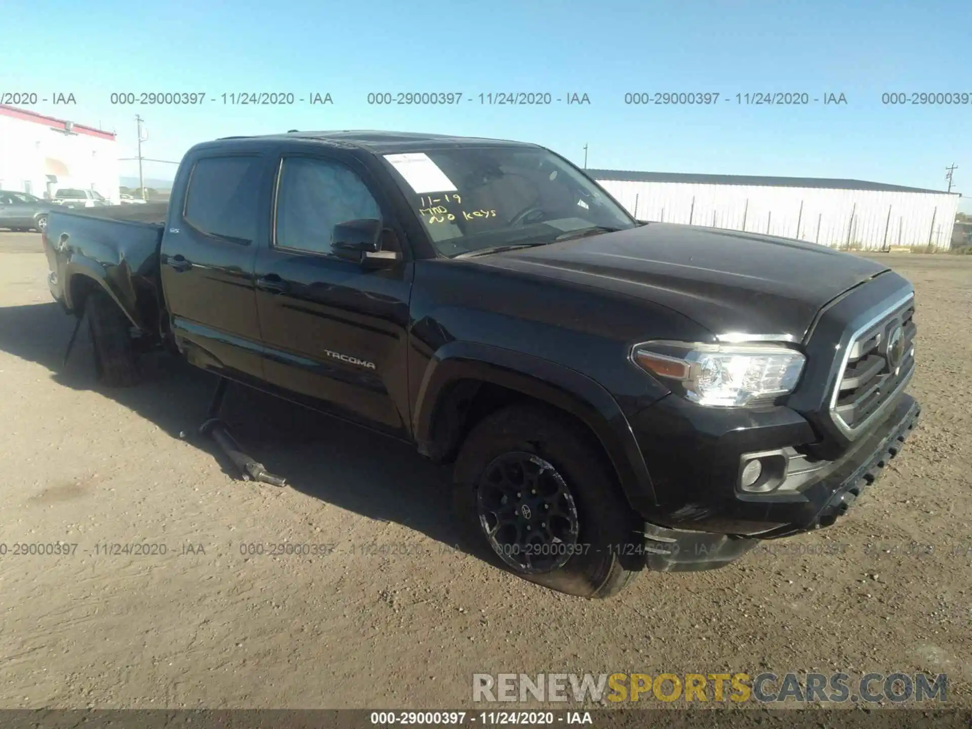 1 Photograph of a damaged car 3TMBZ5DN1KM022493 TOYOTA TACOMA 2WD 2019