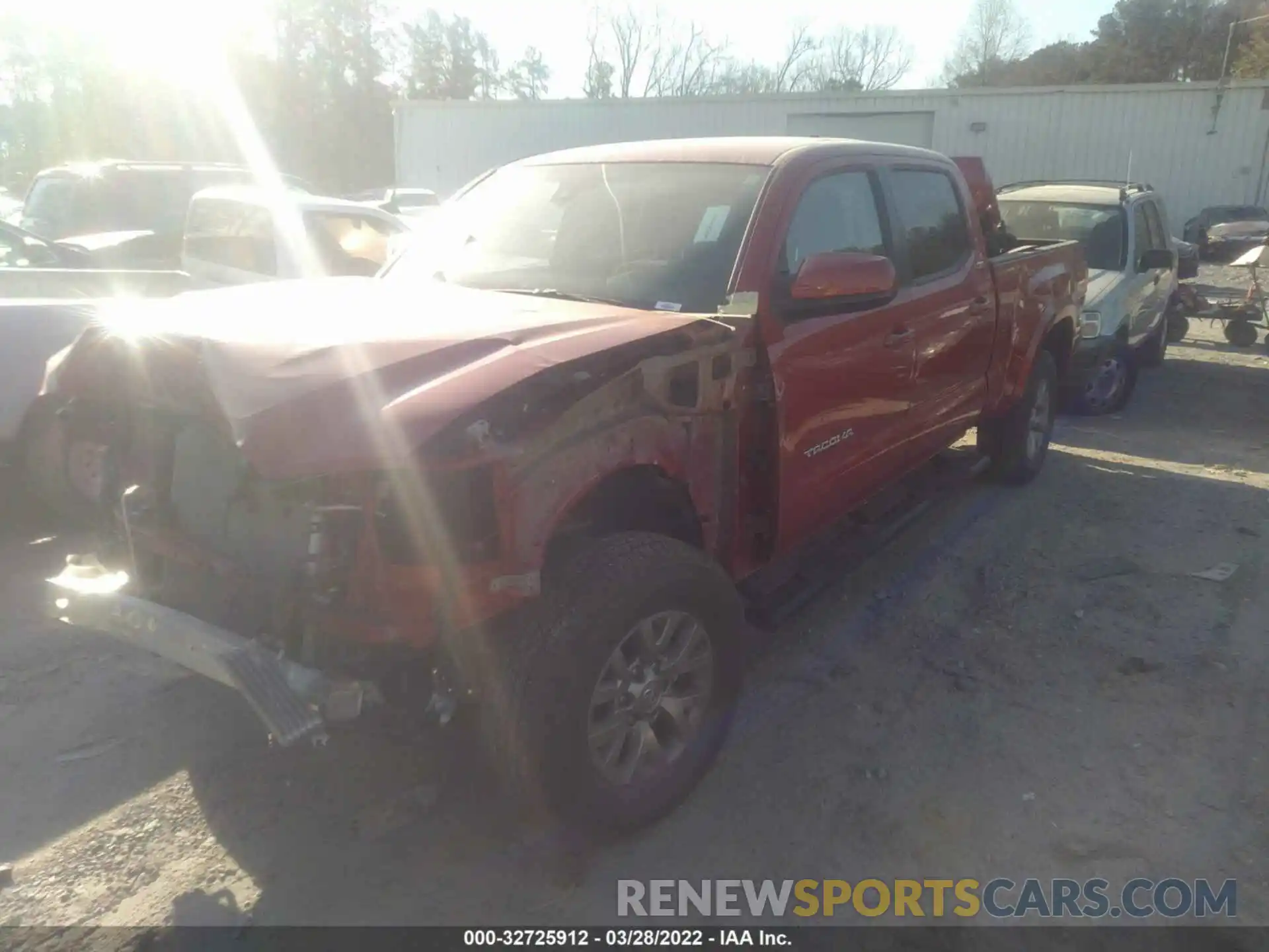 2 Photograph of a damaged car 3TMBZ5DN1KM022509 TOYOTA TACOMA 2WD 2019