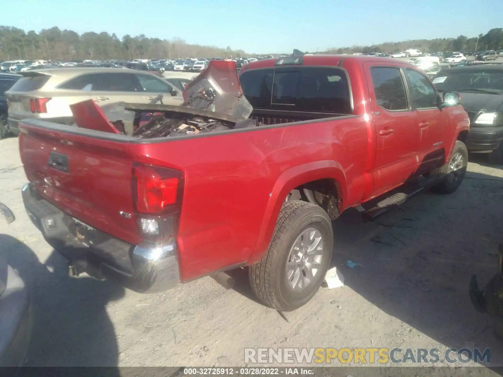 4 Photograph of a damaged car 3TMBZ5DN1KM022509 TOYOTA TACOMA 2WD 2019