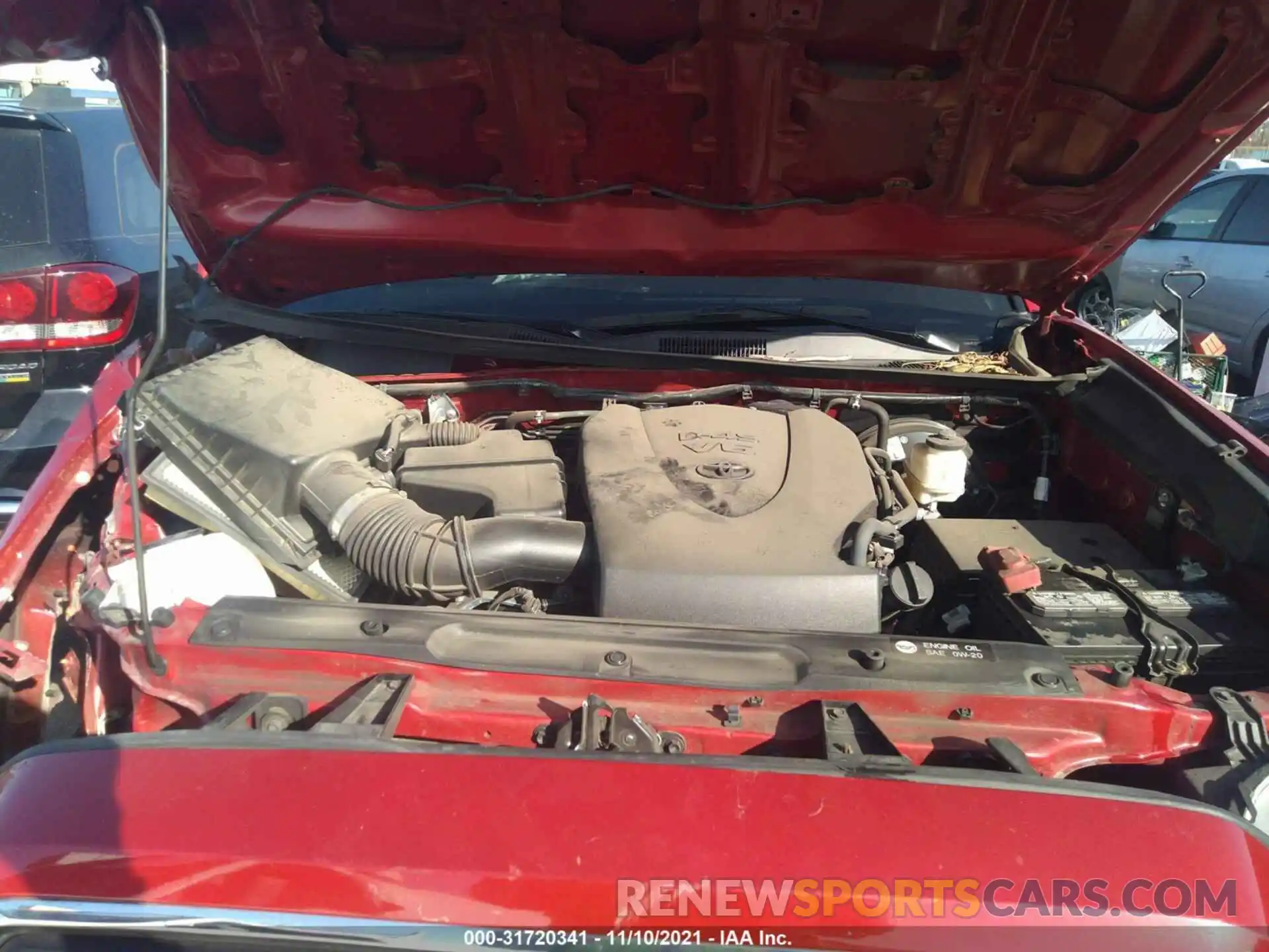 10 Photograph of a damaged car 3TMBZ5DN1KM022980 TOYOTA TACOMA 2WD 2019