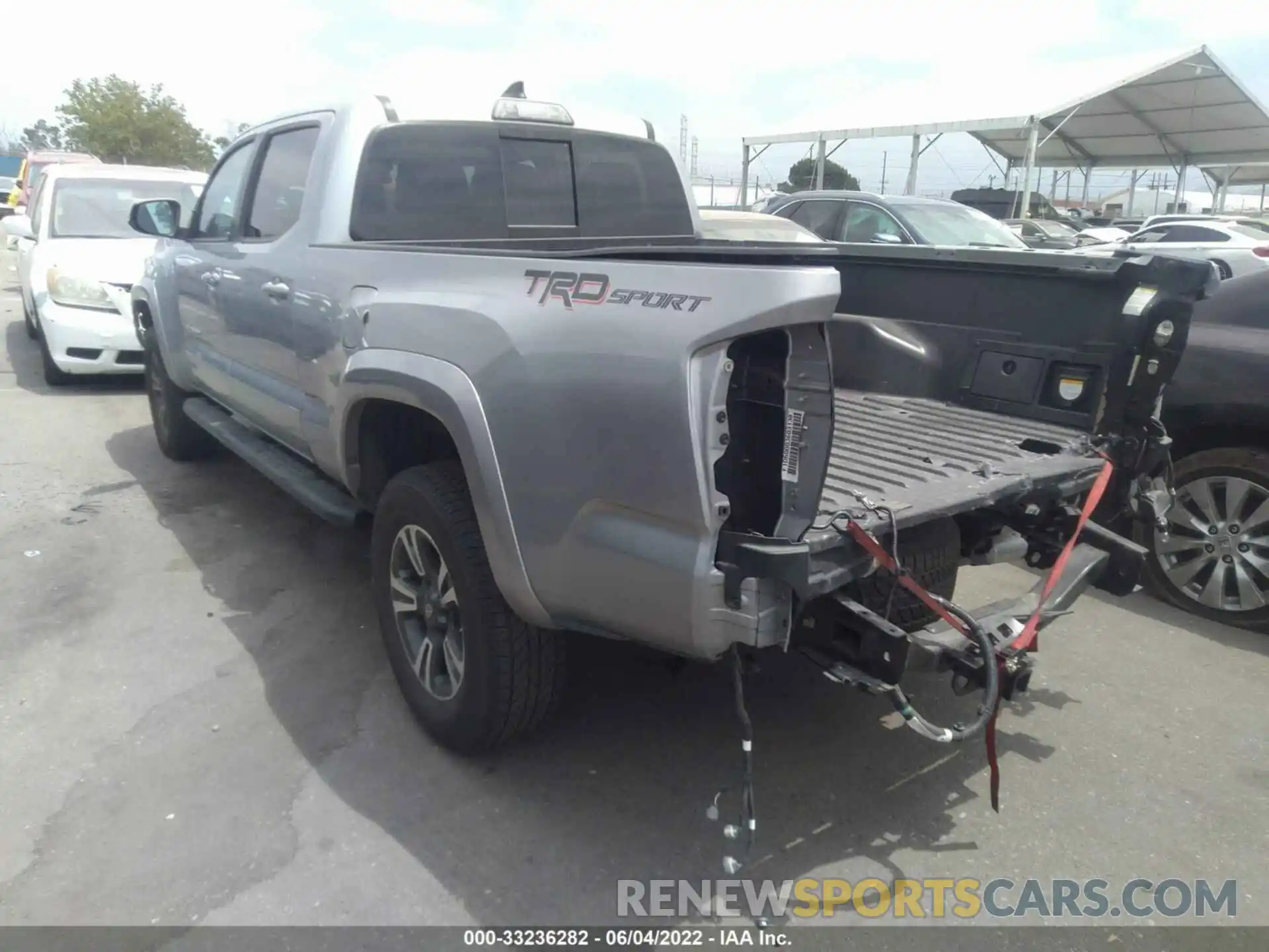 3 Photograph of a damaged car 3TMBZ5DN1KM023157 TOYOTA TACOMA 2WD 2019