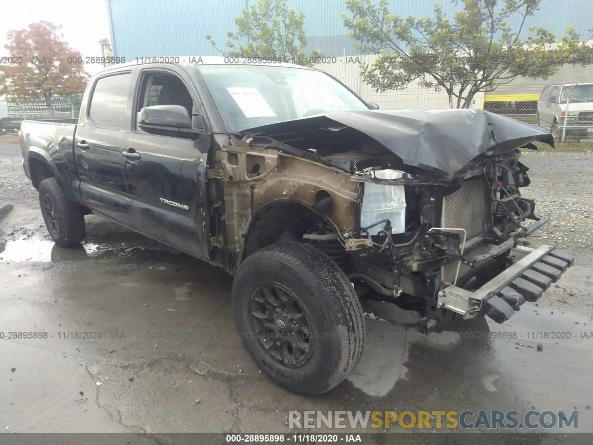 1 Photograph of a damaged car 3TMBZ5DN2KM018159 TOYOTA TACOMA 2WD 2019