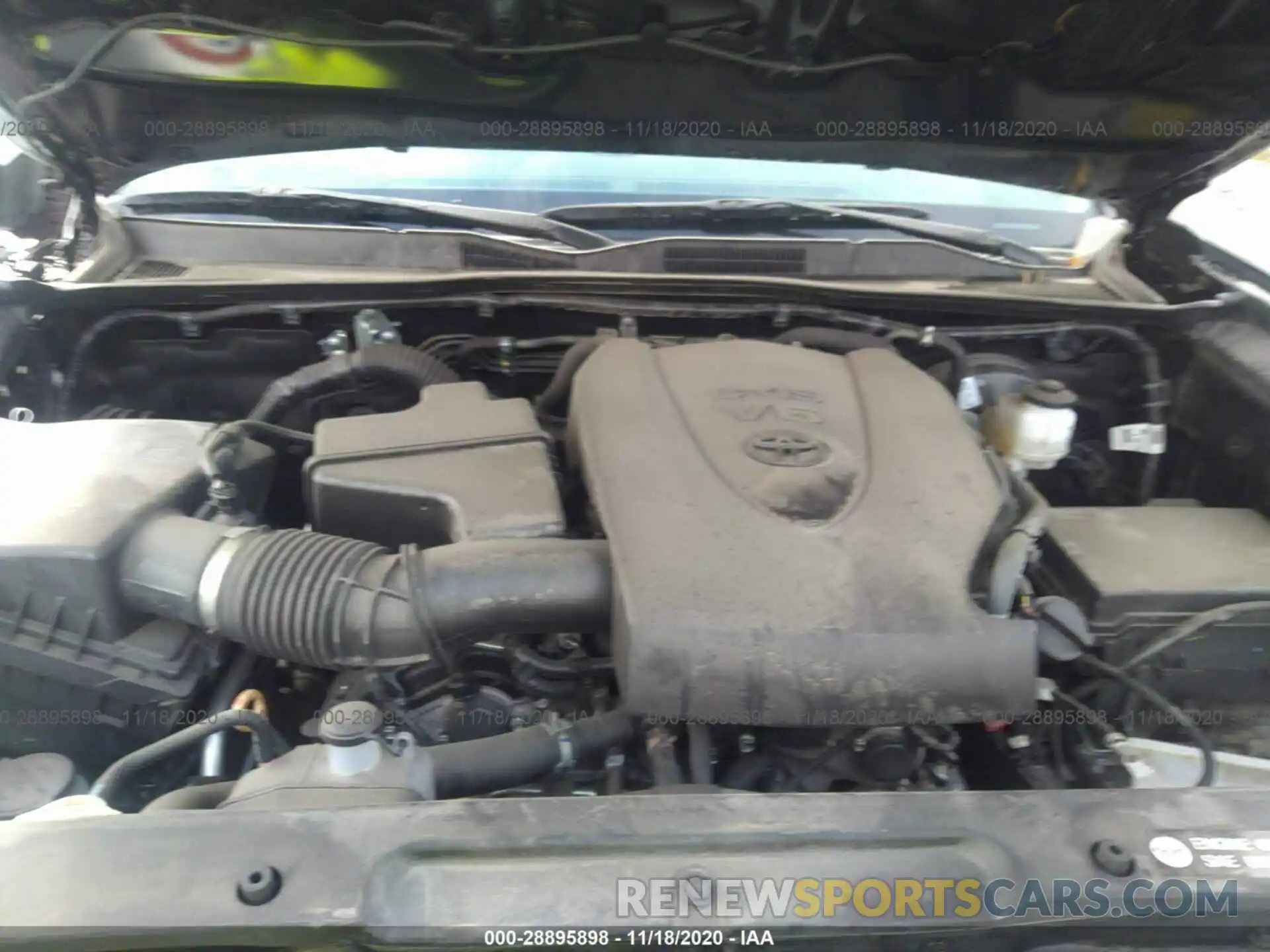 10 Photograph of a damaged car 3TMBZ5DN2KM018159 TOYOTA TACOMA 2WD 2019