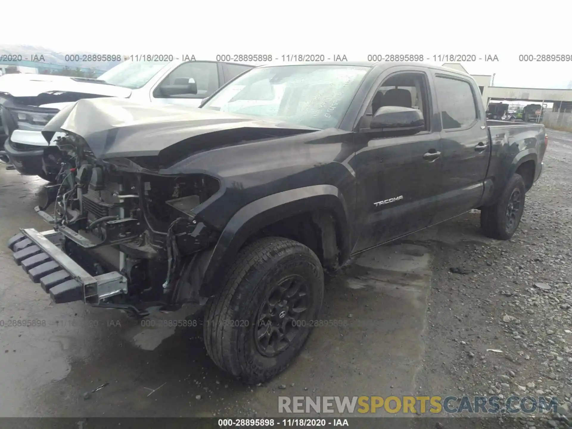 2 Photograph of a damaged car 3TMBZ5DN2KM018159 TOYOTA TACOMA 2WD 2019