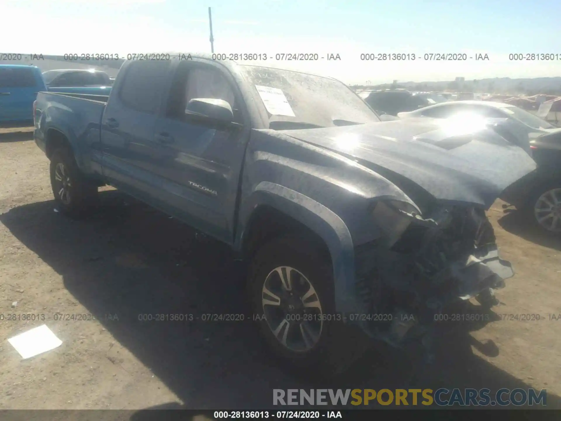 1 Photograph of a damaged car 3TMBZ5DN2KM022888 TOYOTA TACOMA 2WD 2019