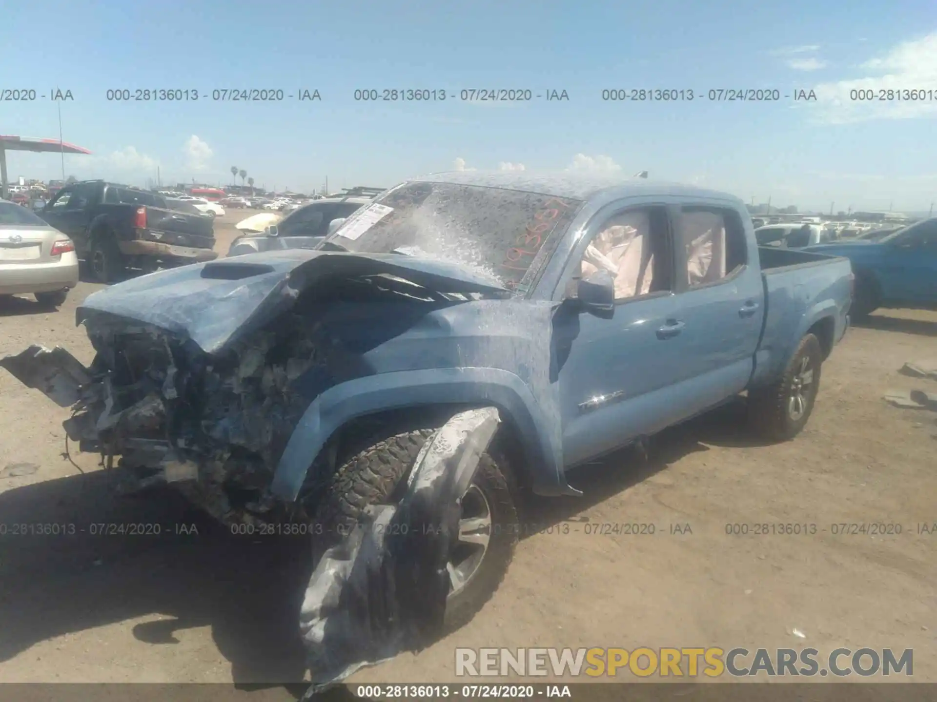 2 Photograph of a damaged car 3TMBZ5DN2KM022888 TOYOTA TACOMA 2WD 2019