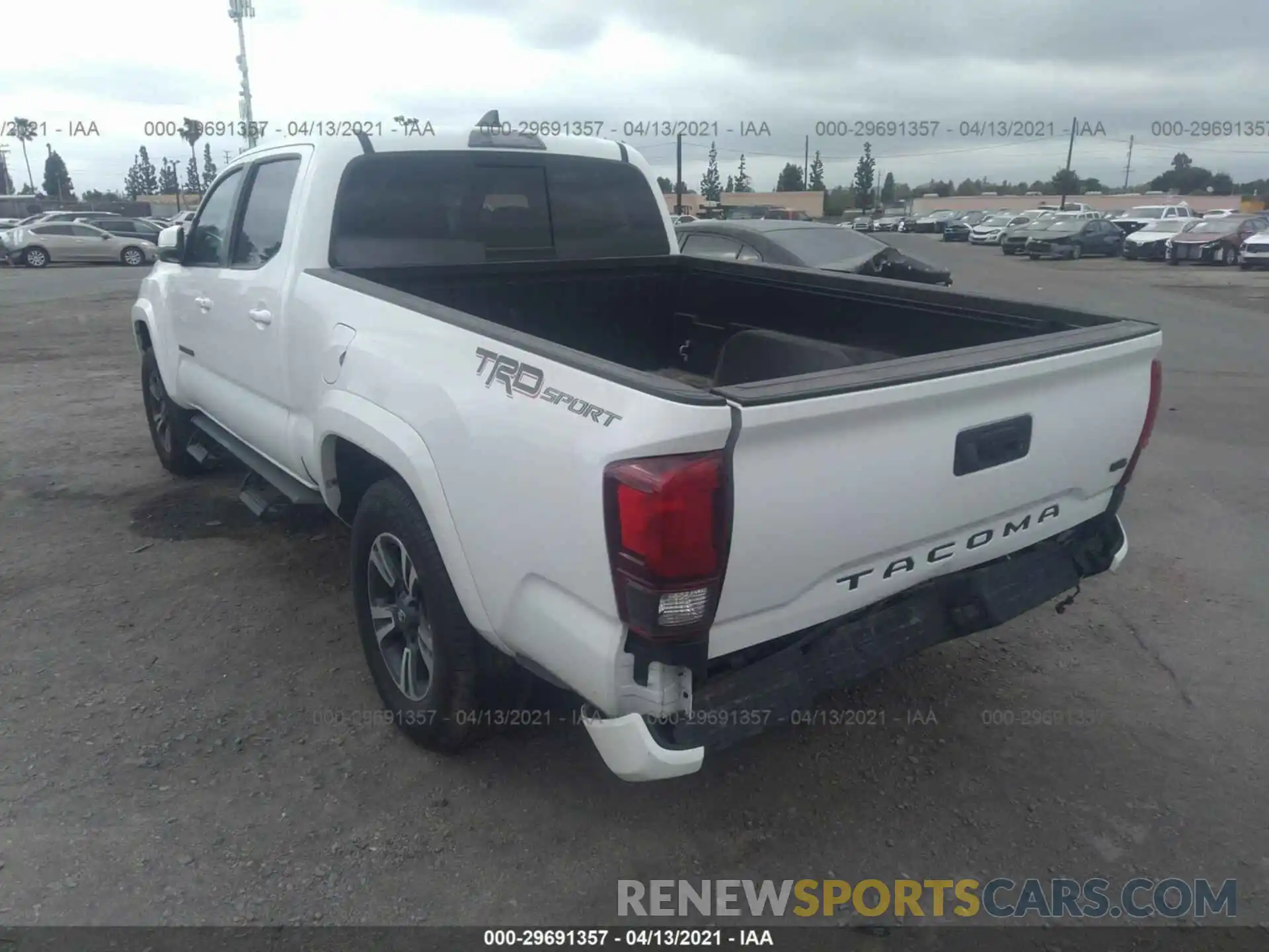 3 Photograph of a damaged car 3TMBZ5DN2KM022891 TOYOTA TACOMA 2WD 2019