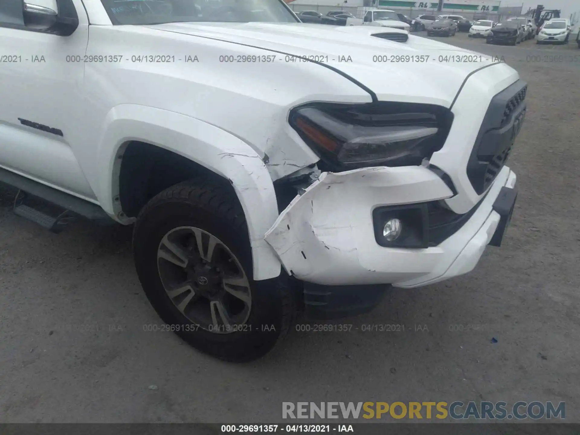 6 Photograph of a damaged car 3TMBZ5DN2KM022891 TOYOTA TACOMA 2WD 2019