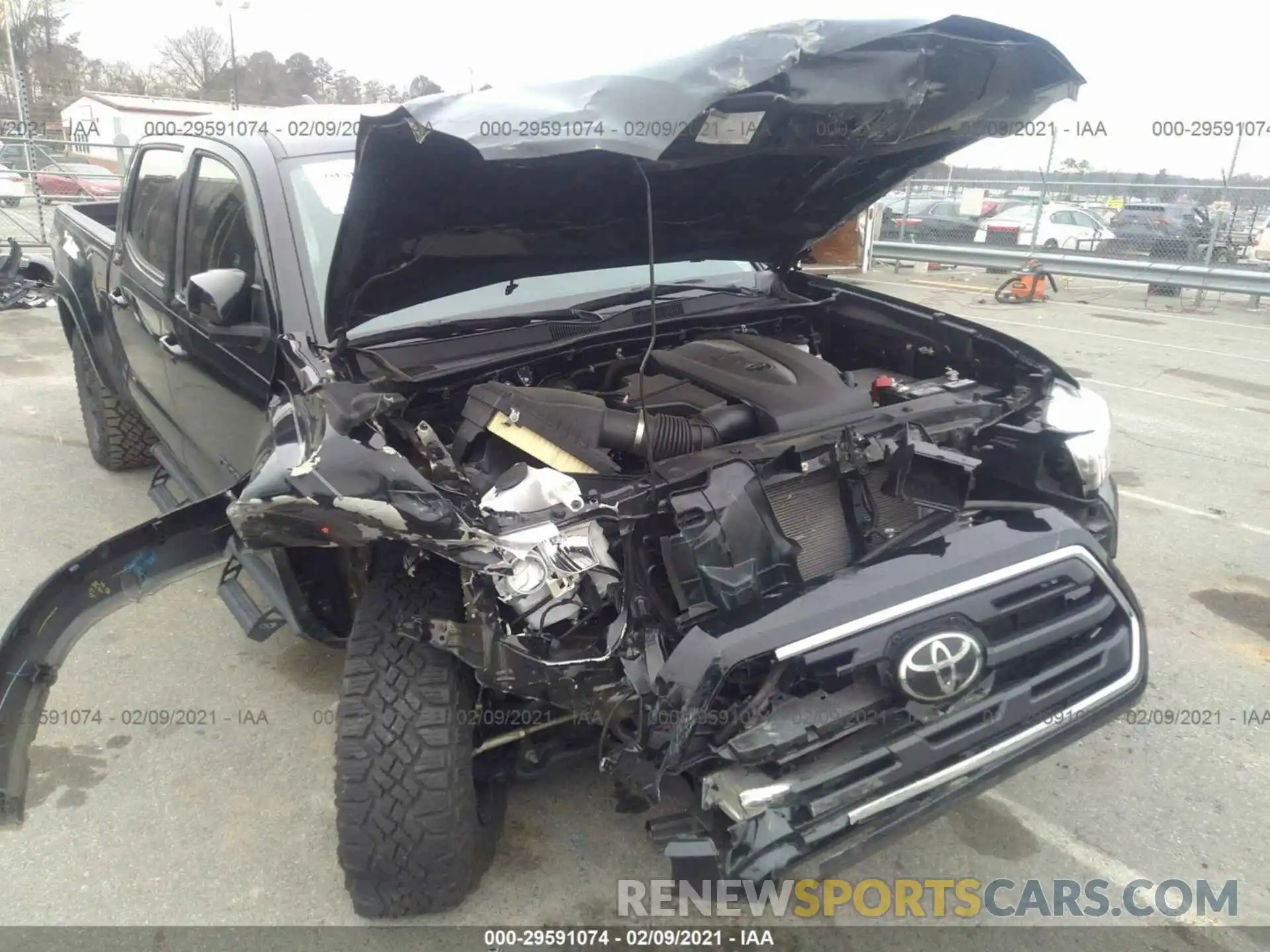 6 Photograph of a damaged car 3TMBZ5DN2KM023166 TOYOTA TACOMA 2WD 2019