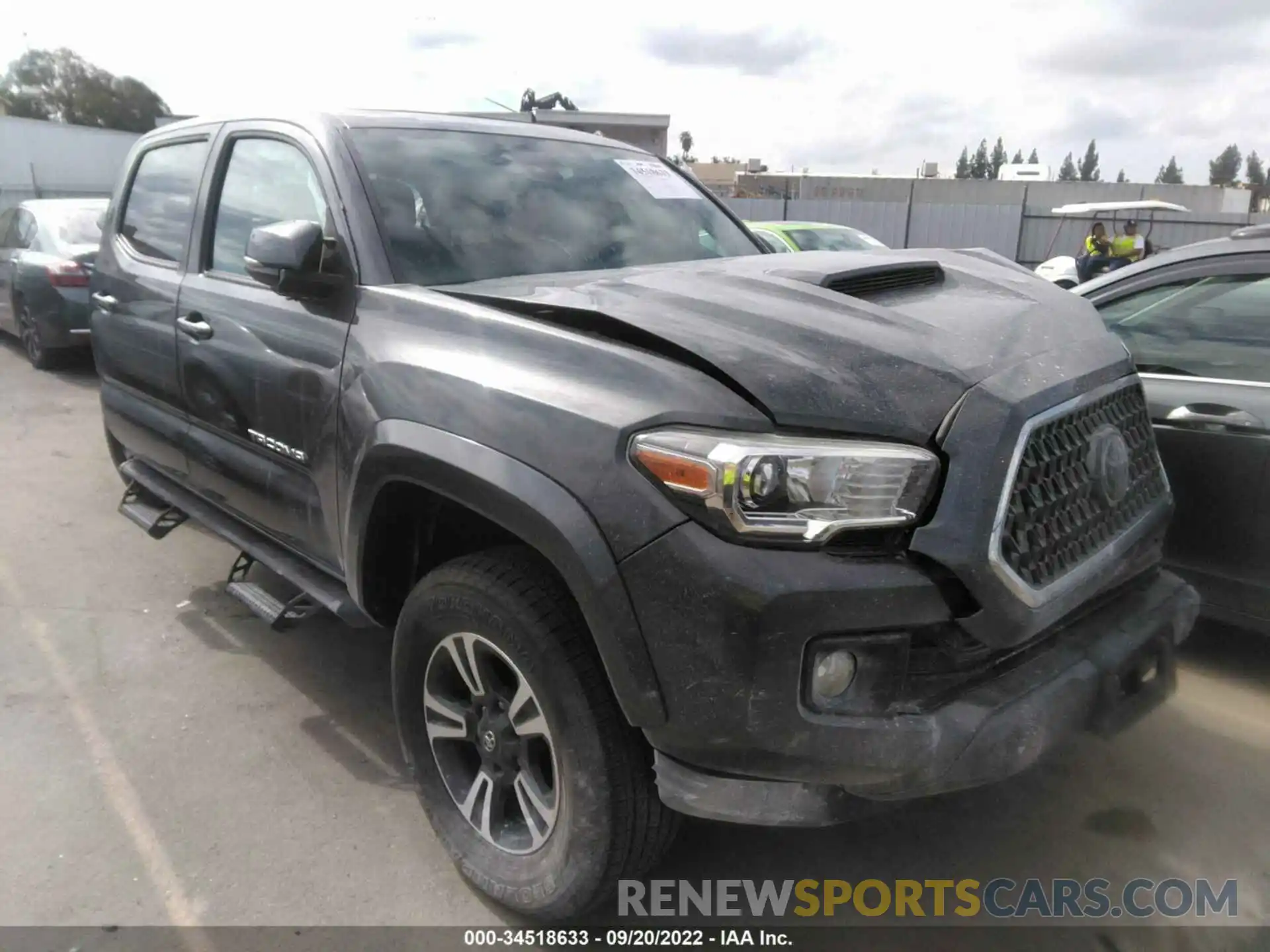 1 Photograph of a damaged car 3TMBZ5DN2KM023362 TOYOTA TACOMA 2WD 2019