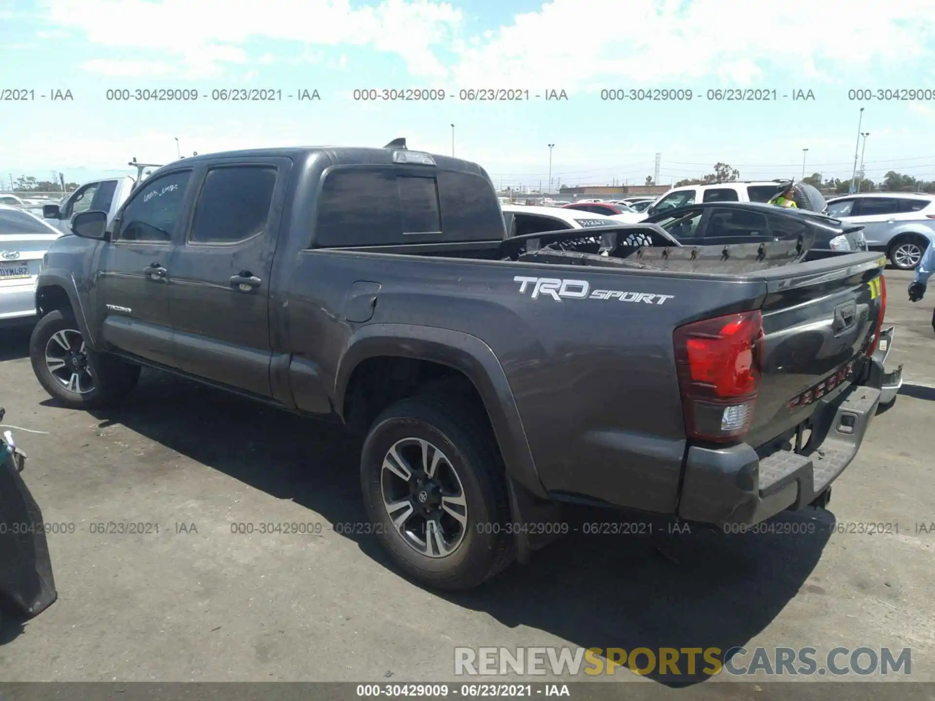 3 Photograph of a damaged car 3TMBZ5DN3KM018316 TOYOTA TACOMA 2WD 2019