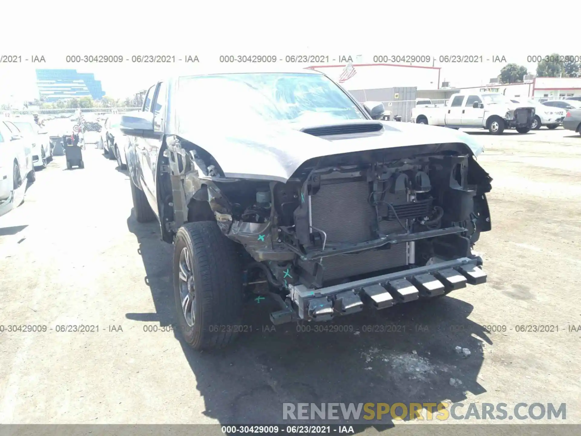 6 Photograph of a damaged car 3TMBZ5DN3KM018316 TOYOTA TACOMA 2WD 2019