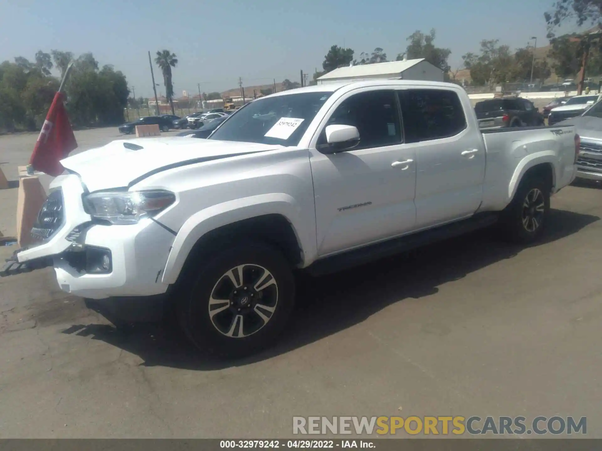 2 Photograph of a damaged car 3TMBZ5DN3KM020695 TOYOTA TACOMA 2WD 2019