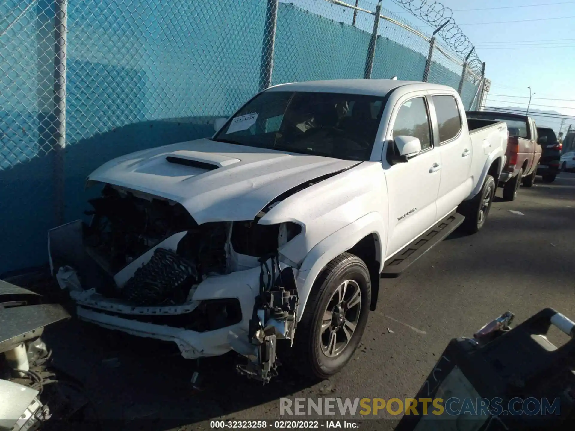 2 Photograph of a damaged car 3TMBZ5DN3KM021278 TOYOTA TACOMA 2WD 2019