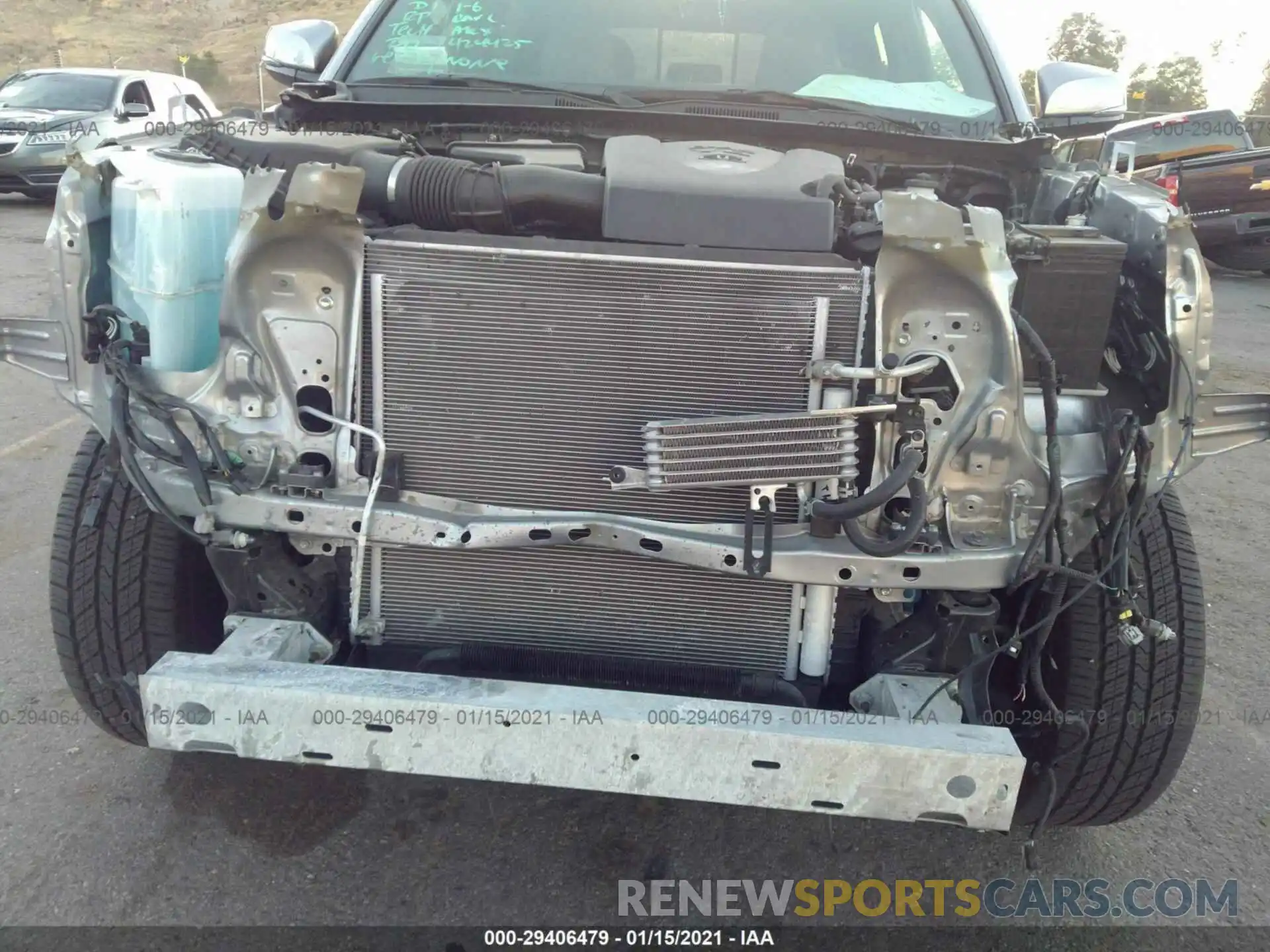 6 Фотография поврежденного автомобиля 3TMBZ5DN3KM021491 TOYOTA TACOMA 2WD 2019