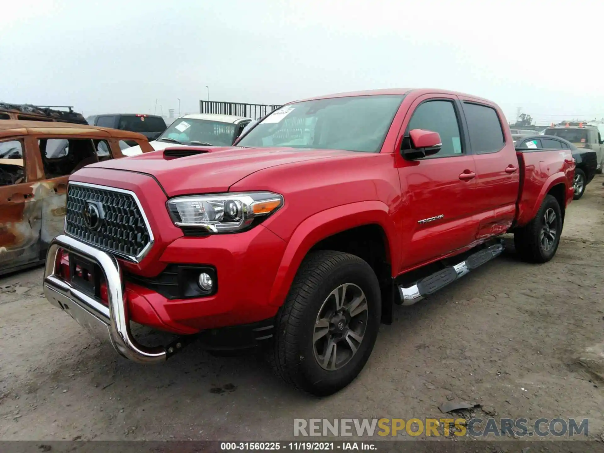 2 Photograph of a damaged car 3TMBZ5DN4KM018518 TOYOTA TACOMA 2WD 2019