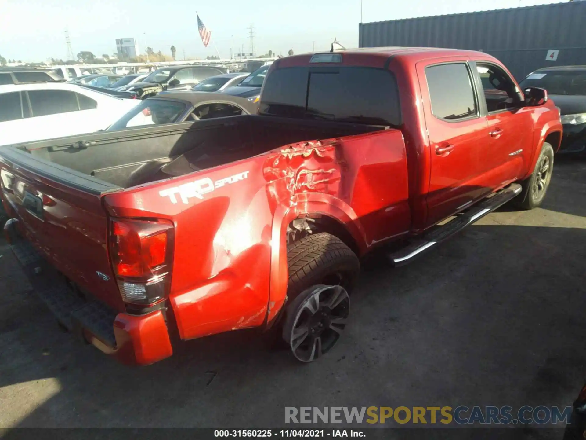 4 Photograph of a damaged car 3TMBZ5DN4KM018518 TOYOTA TACOMA 2WD 2019