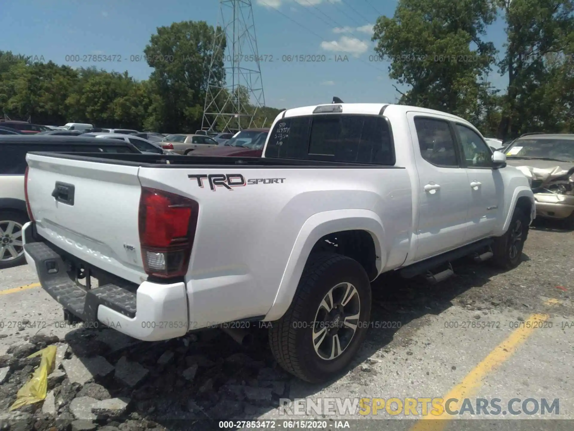 4 Photograph of a damaged car 3TMBZ5DN4KM019846 TOYOTA TACOMA 2WD 2019