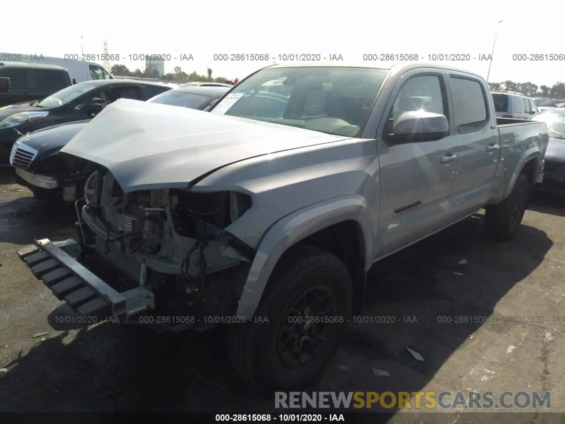 2 Photograph of a damaged car 3TMBZ5DN4KM022701 TOYOTA TACOMA 2WD 2019