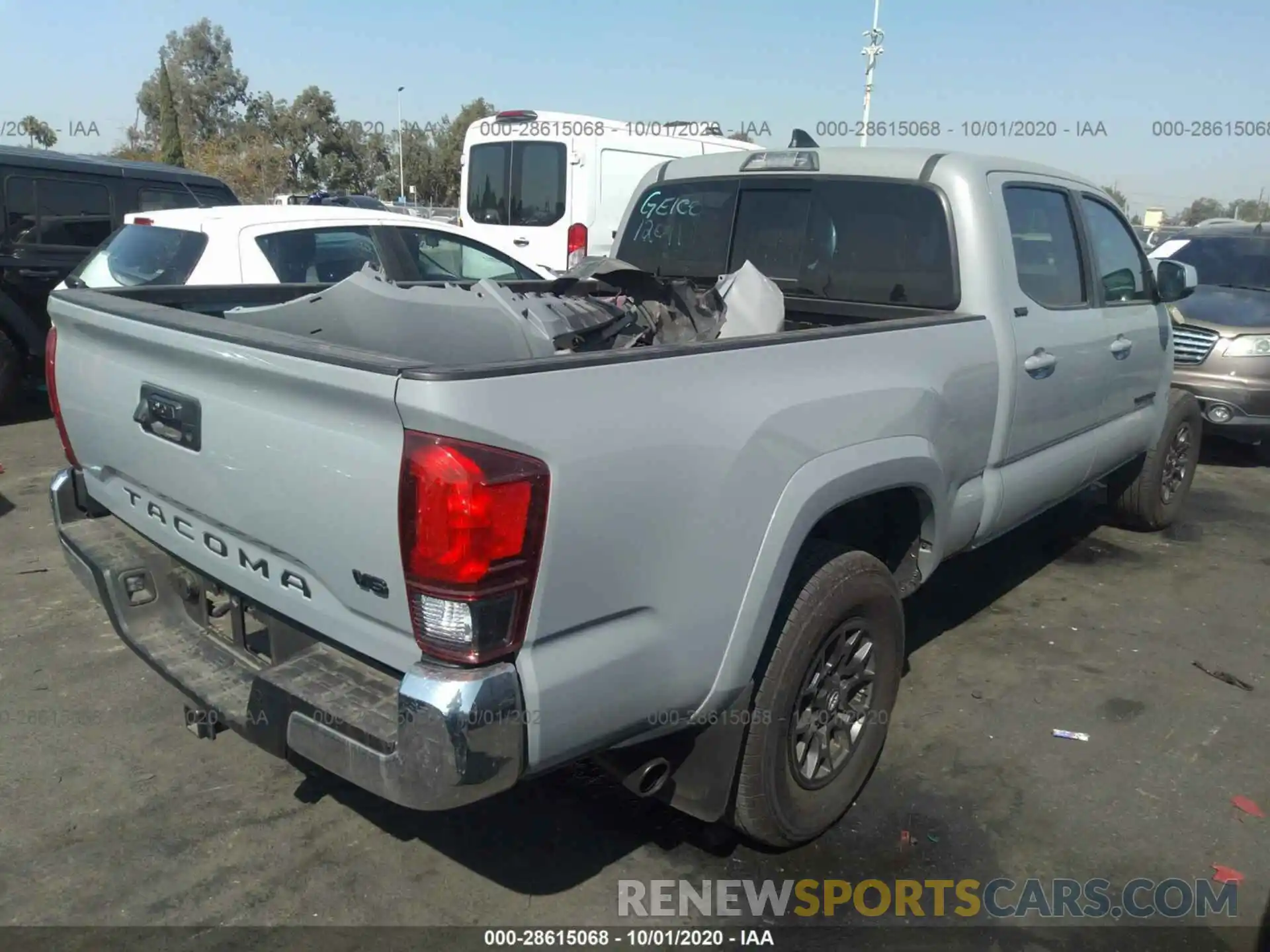 4 Фотография поврежденного автомобиля 3TMBZ5DN4KM022701 TOYOTA TACOMA 2WD 2019