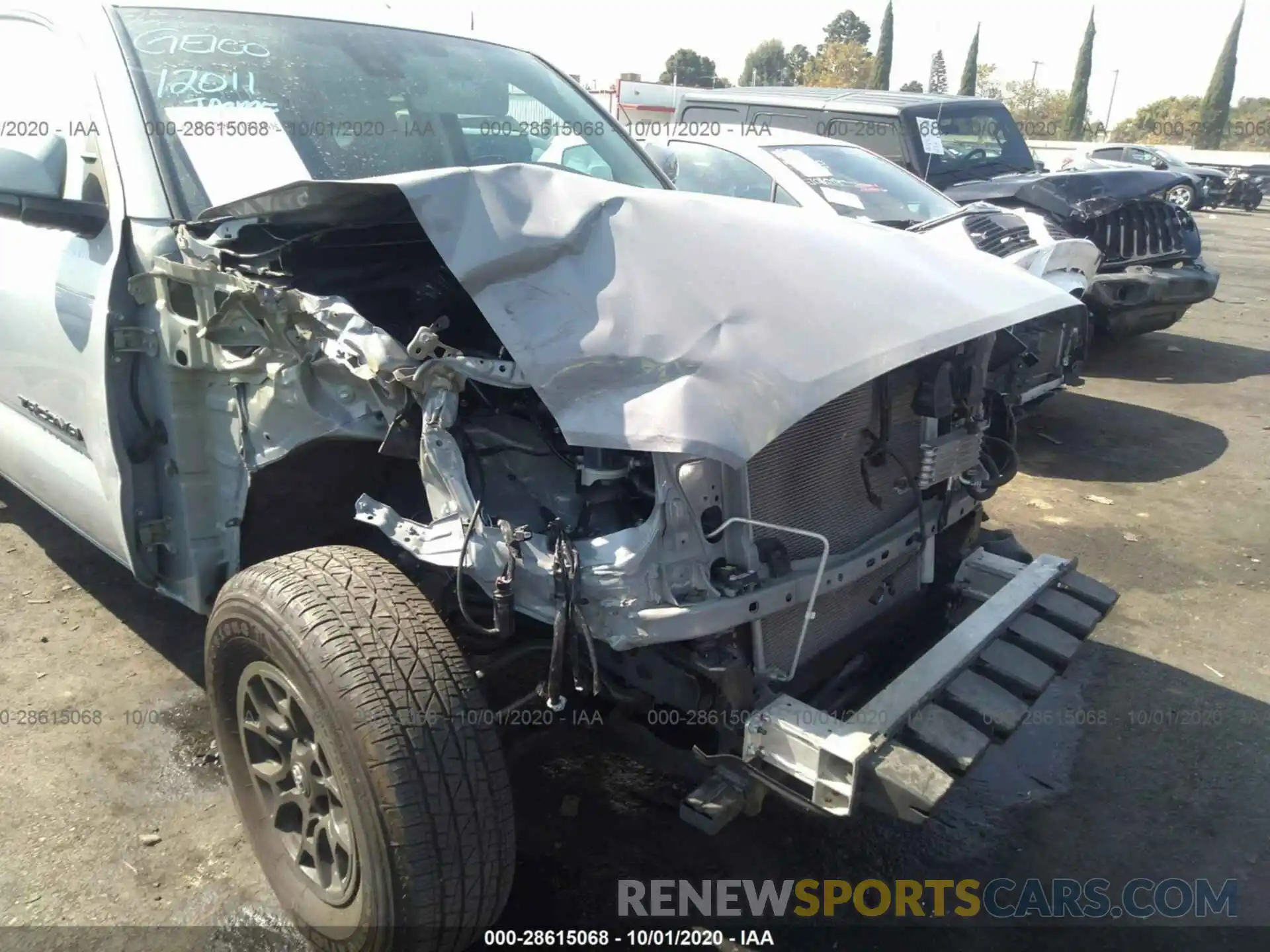 6 Photograph of a damaged car 3TMBZ5DN4KM022701 TOYOTA TACOMA 2WD 2019