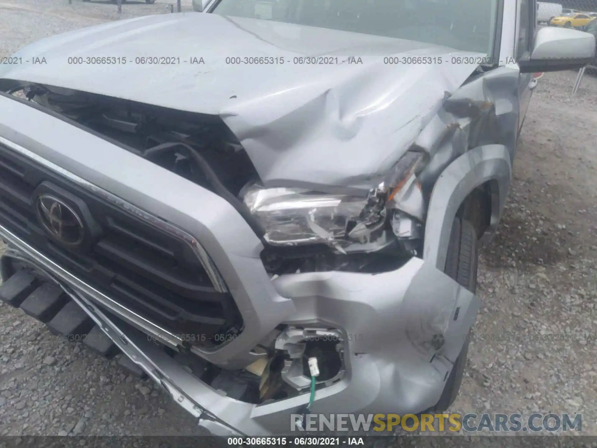 6 Photograph of a damaged car 3TMBZ5DN4KM022715 TOYOTA TACOMA 2WD 2019