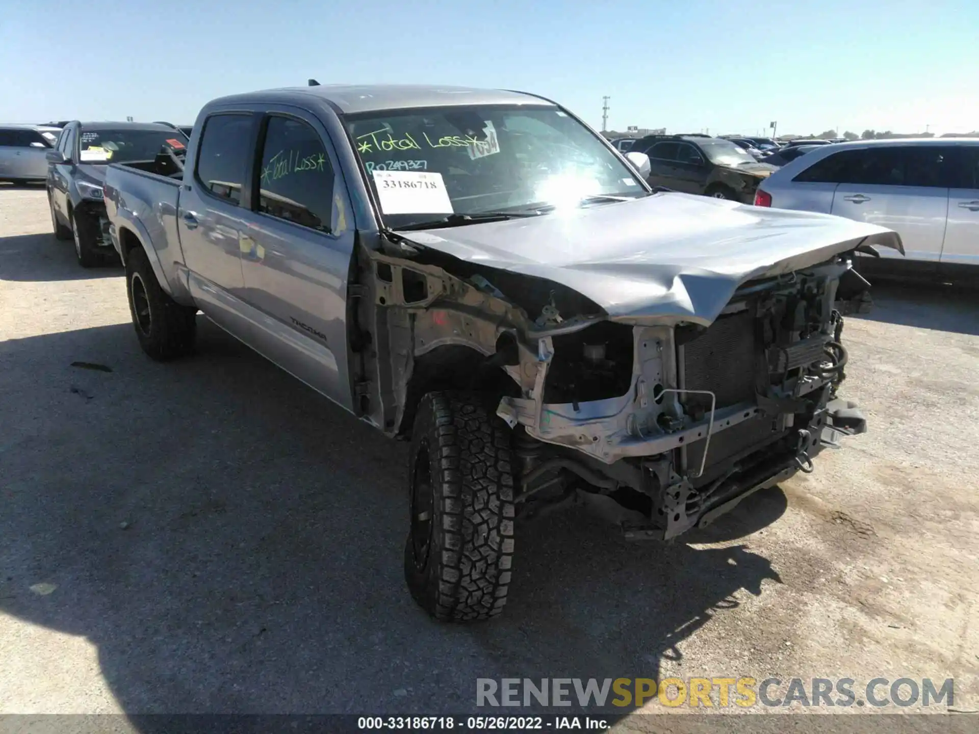 1 Photograph of a damaged car 3TMBZ5DN4KM023024 TOYOTA TACOMA 2WD 2019