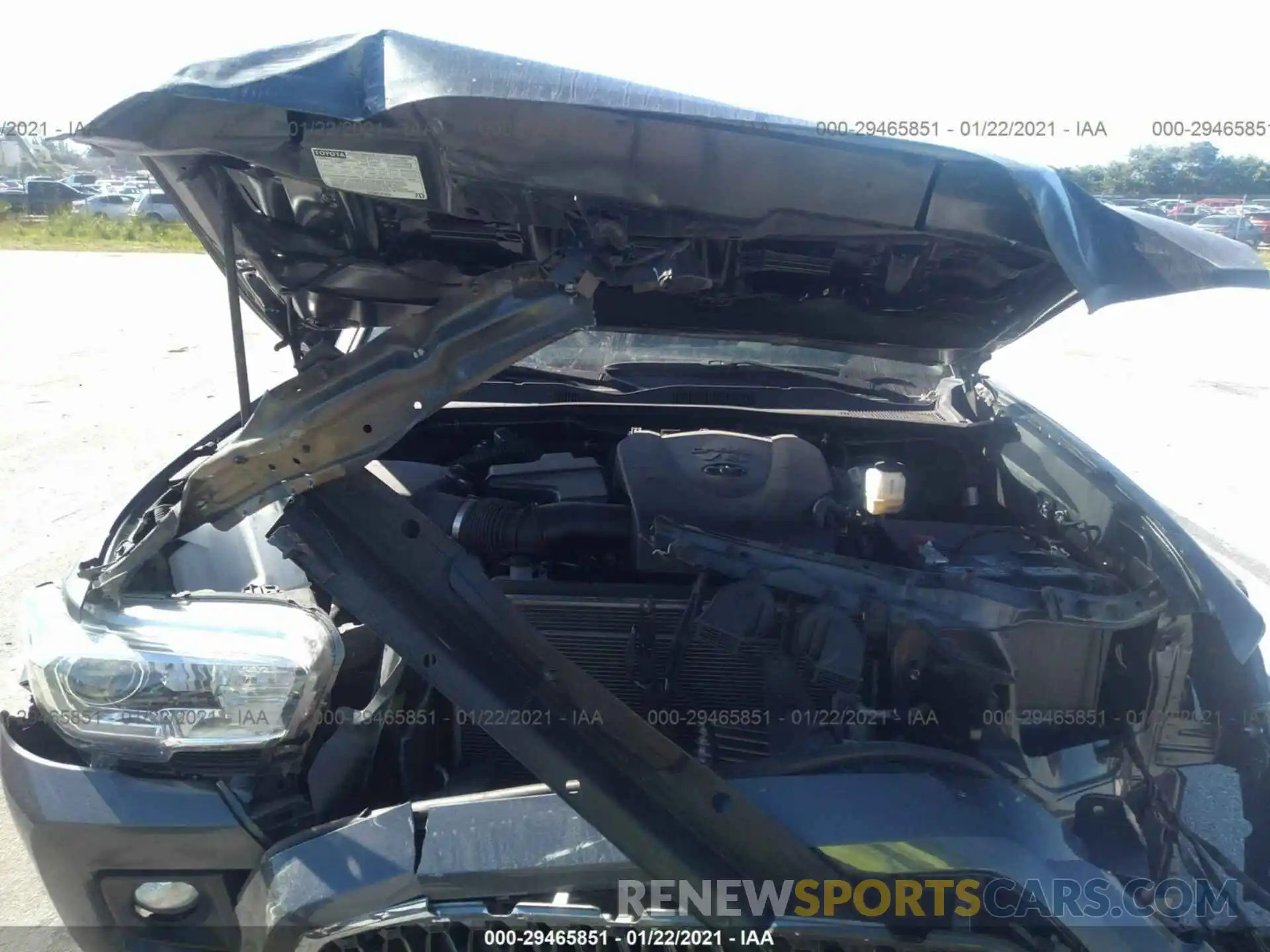 10 Photograph of a damaged car 3TMBZ5DN4KM023413 TOYOTA TACOMA 2WD 2019
