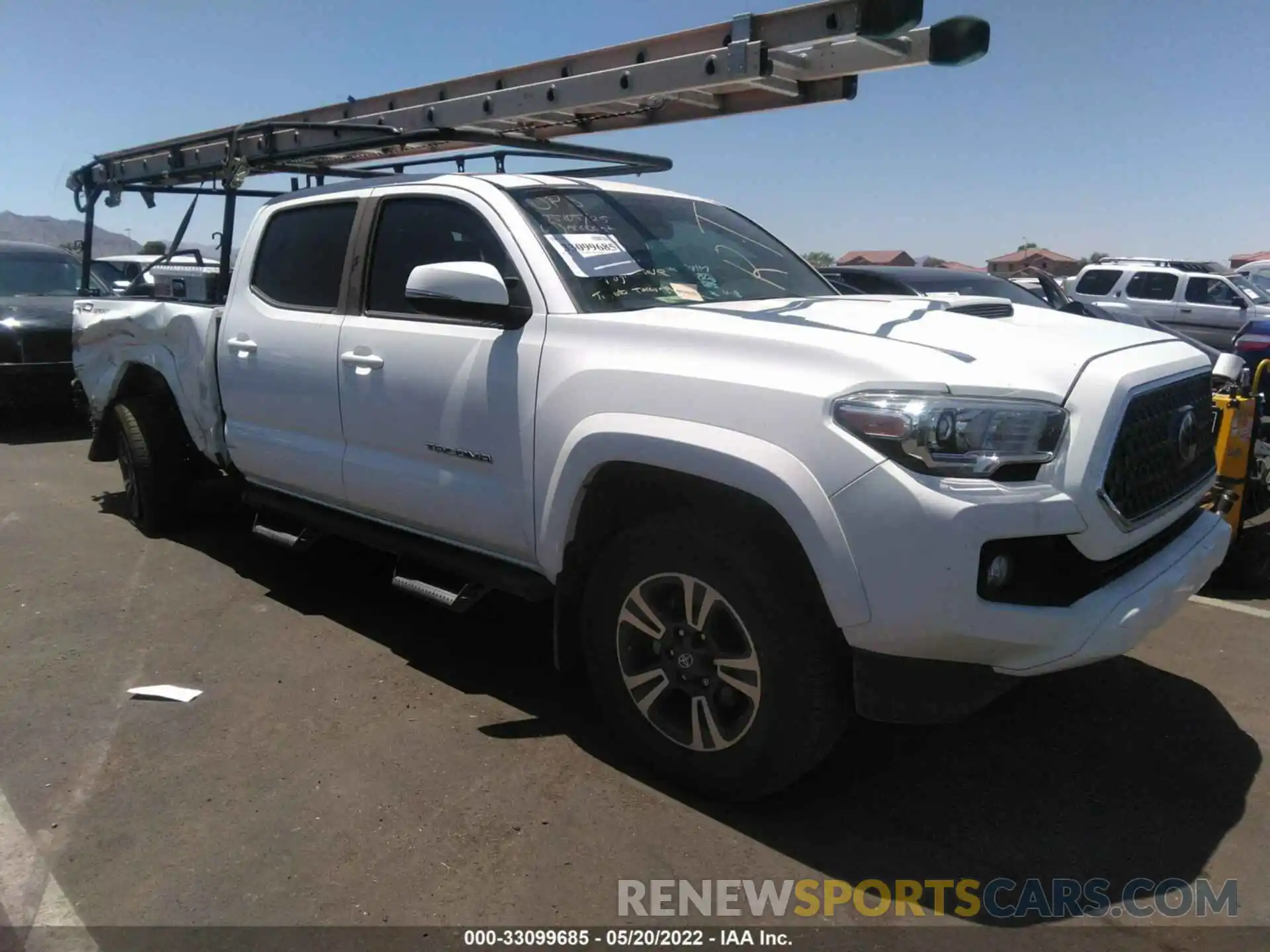 1 Photograph of a damaged car 3TMBZ5DN5KM021878 TOYOTA TACOMA 2WD 2019