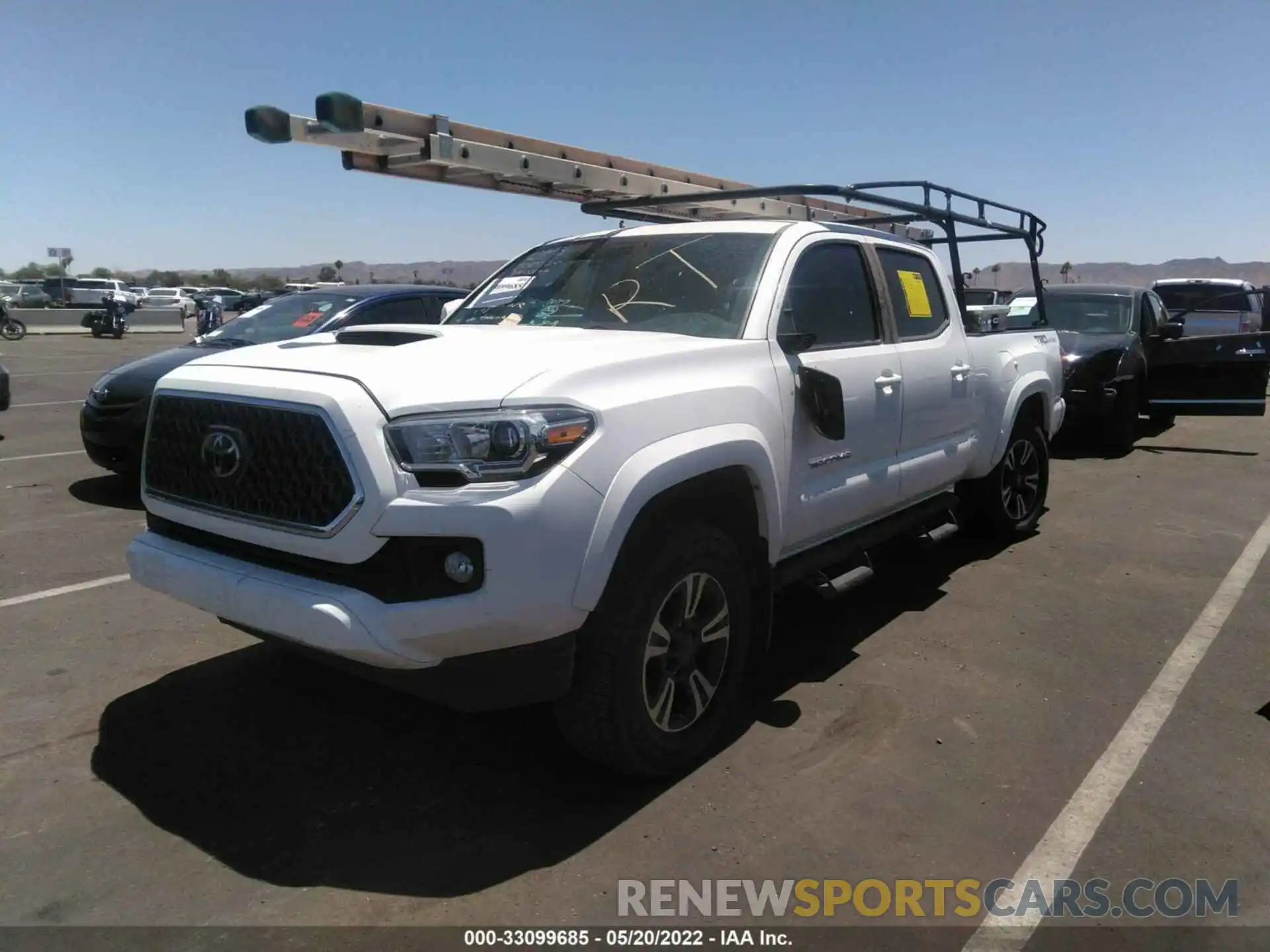 2 Photograph of a damaged car 3TMBZ5DN5KM021878 TOYOTA TACOMA 2WD 2019