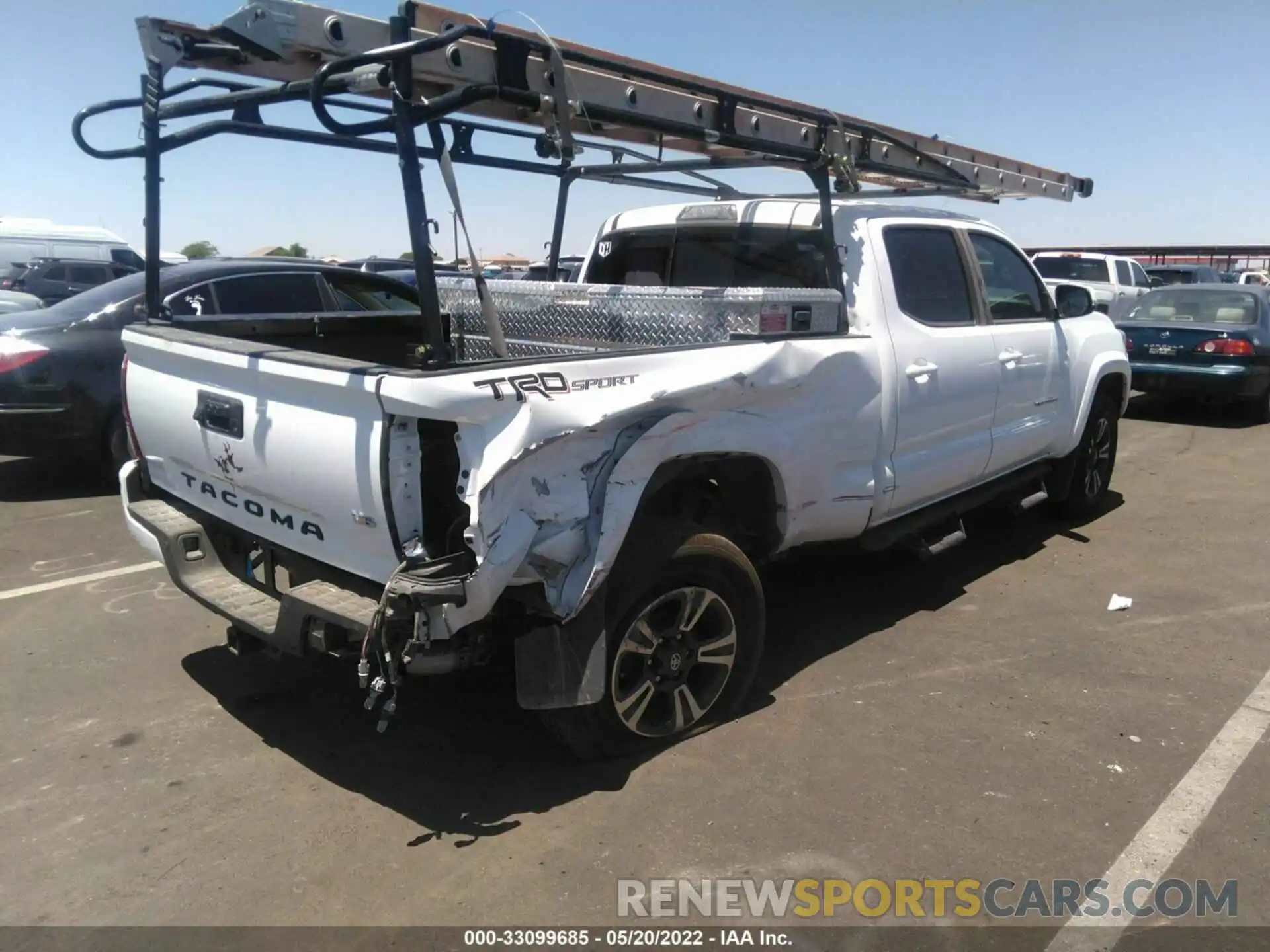 4 Photograph of a damaged car 3TMBZ5DN5KM021878 TOYOTA TACOMA 2WD 2019