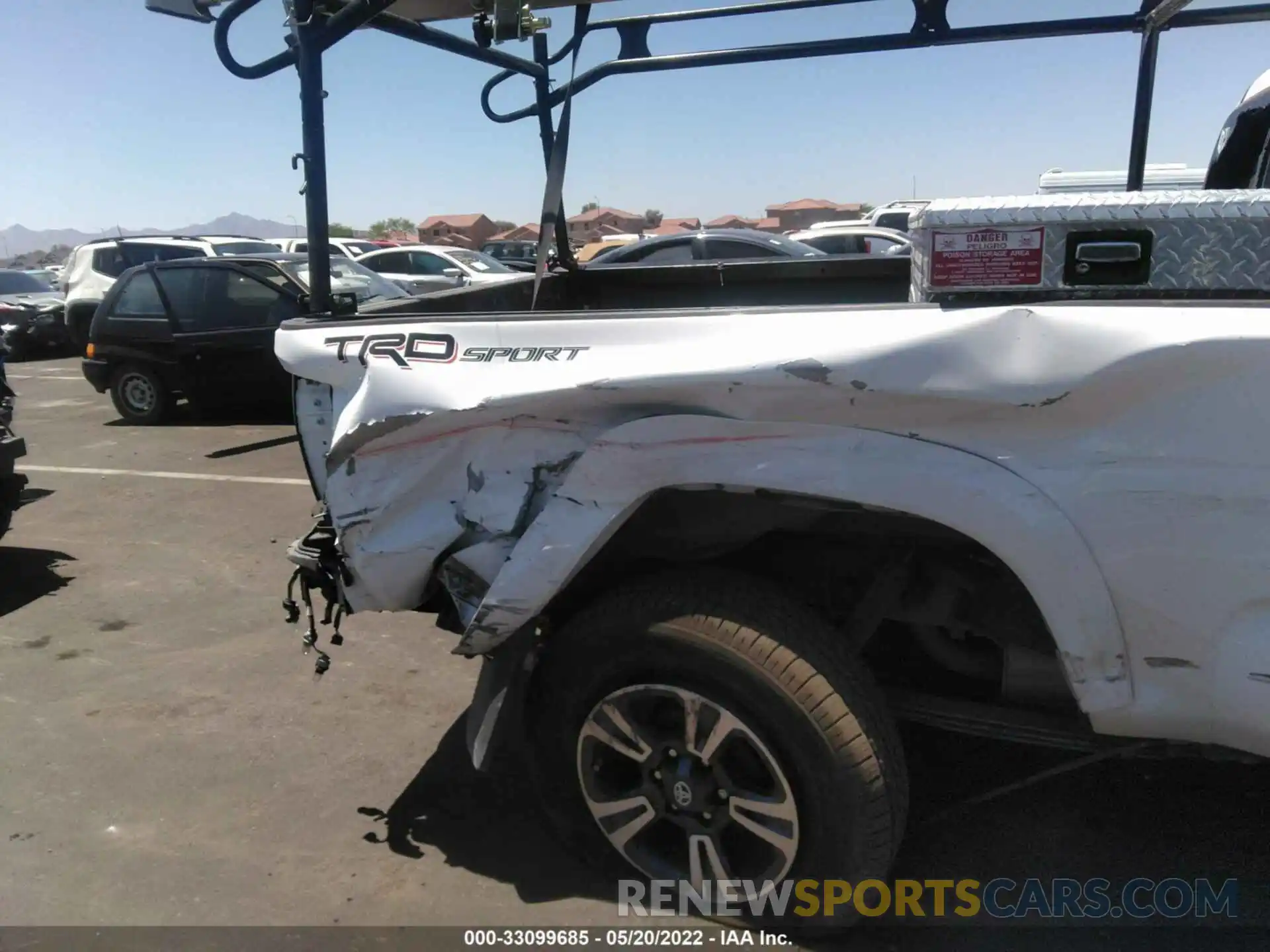 6 Photograph of a damaged car 3TMBZ5DN5KM021878 TOYOTA TACOMA 2WD 2019