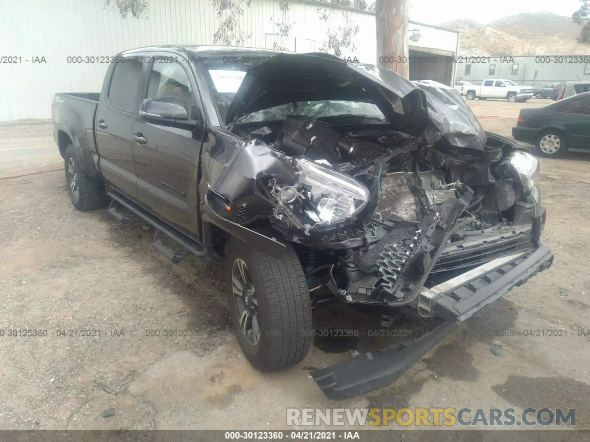 1 Photograph of a damaged car 3TMBZ5DN5KM022495 TOYOTA TACOMA 2WD 2019