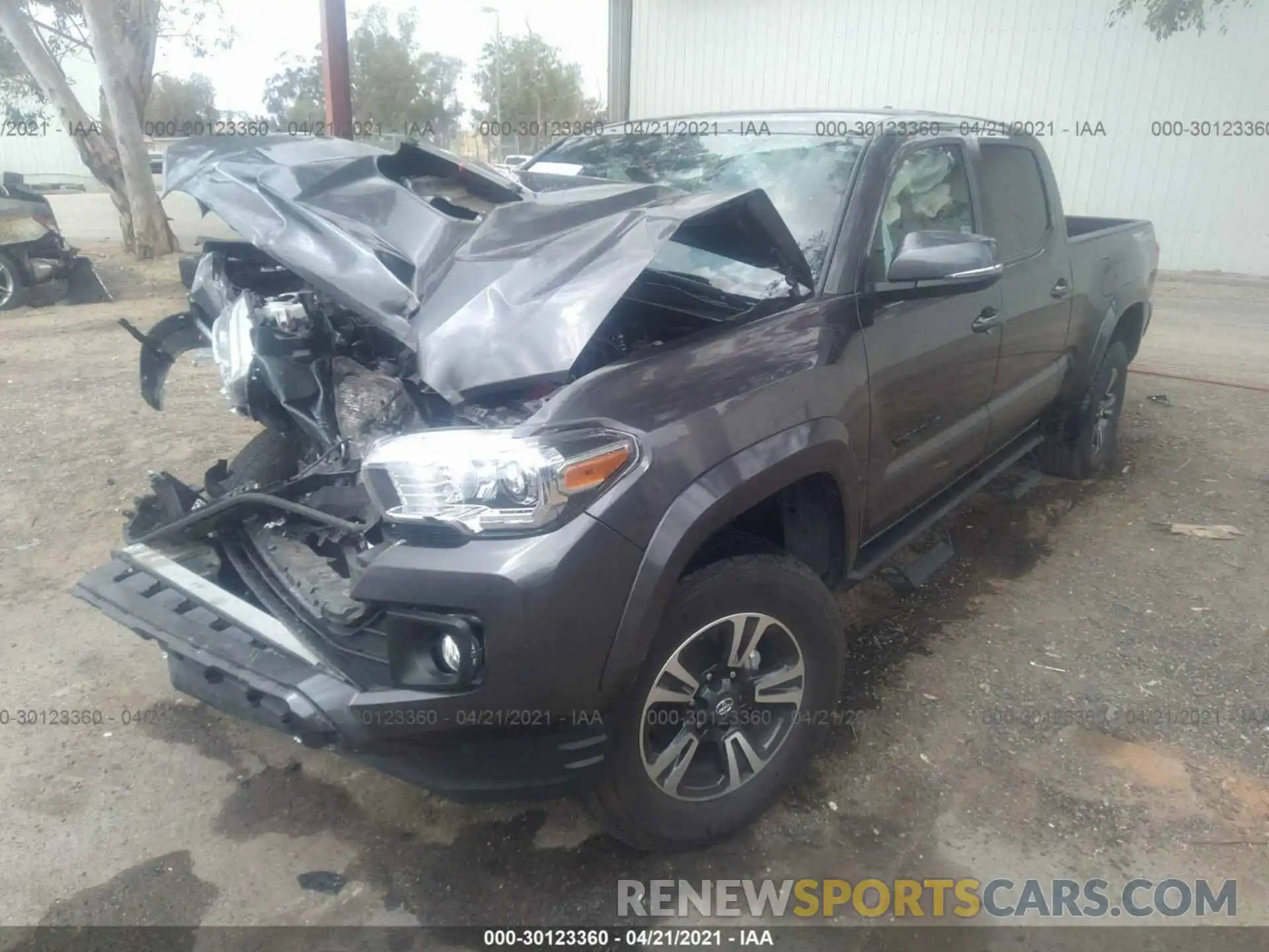 2 Photograph of a damaged car 3TMBZ5DN5KM022495 TOYOTA TACOMA 2WD 2019