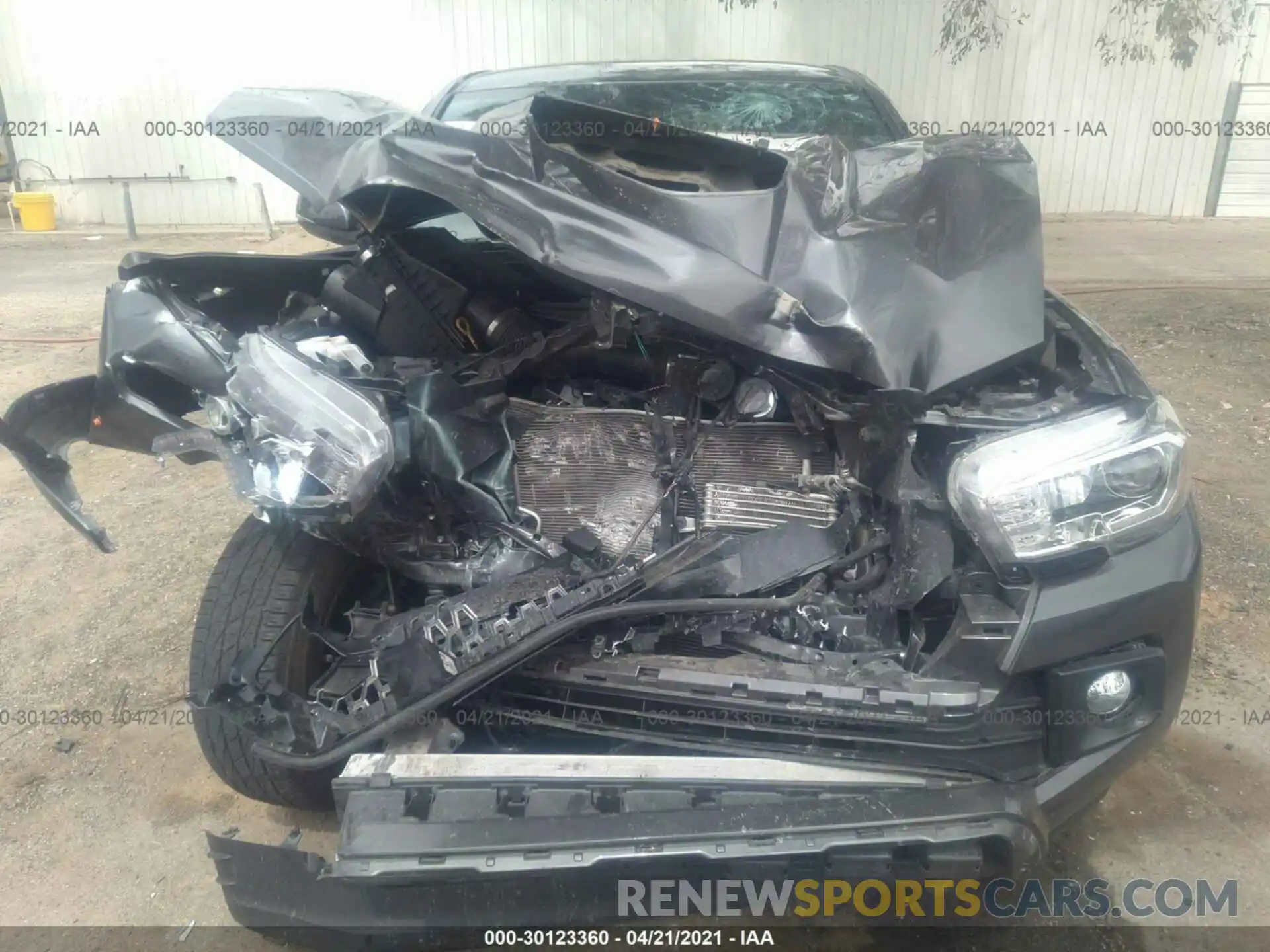 6 Photograph of a damaged car 3TMBZ5DN5KM022495 TOYOTA TACOMA 2WD 2019