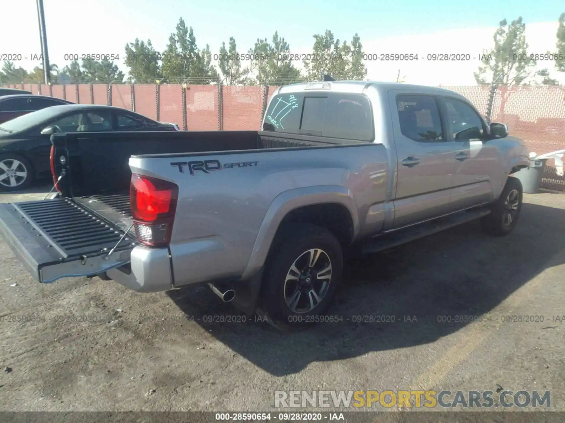 4 Photograph of a damaged car 3TMBZ5DN5KM023338 TOYOTA TACOMA 2WD 2019