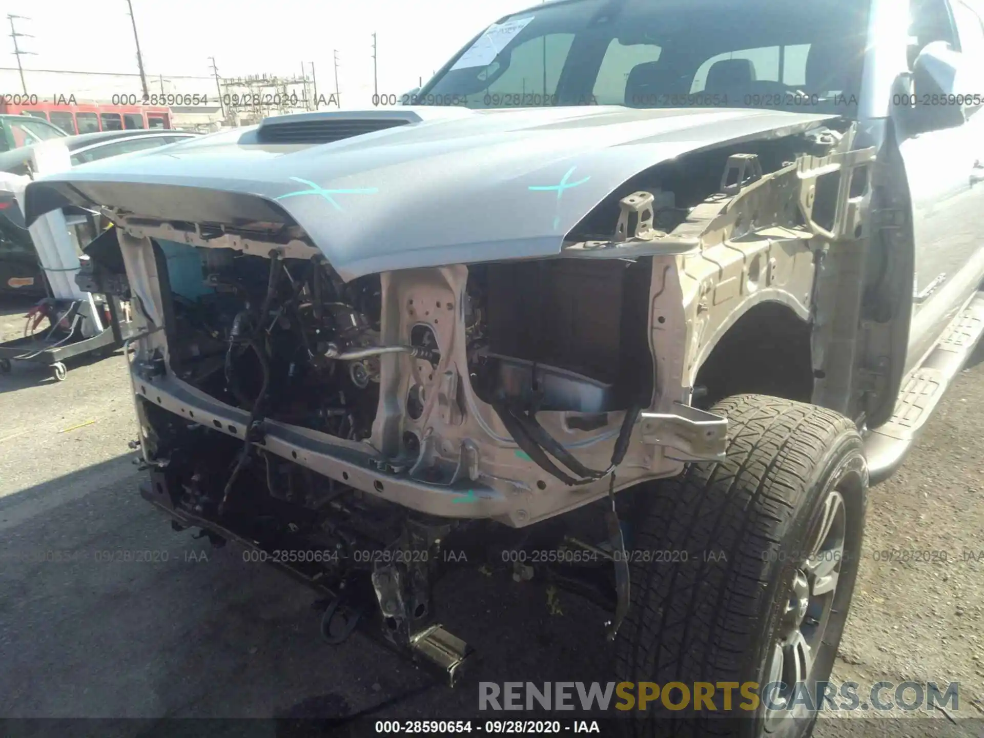 6 Фотография поврежденного автомобиля 3TMBZ5DN5KM023338 TOYOTA TACOMA 2WD 2019