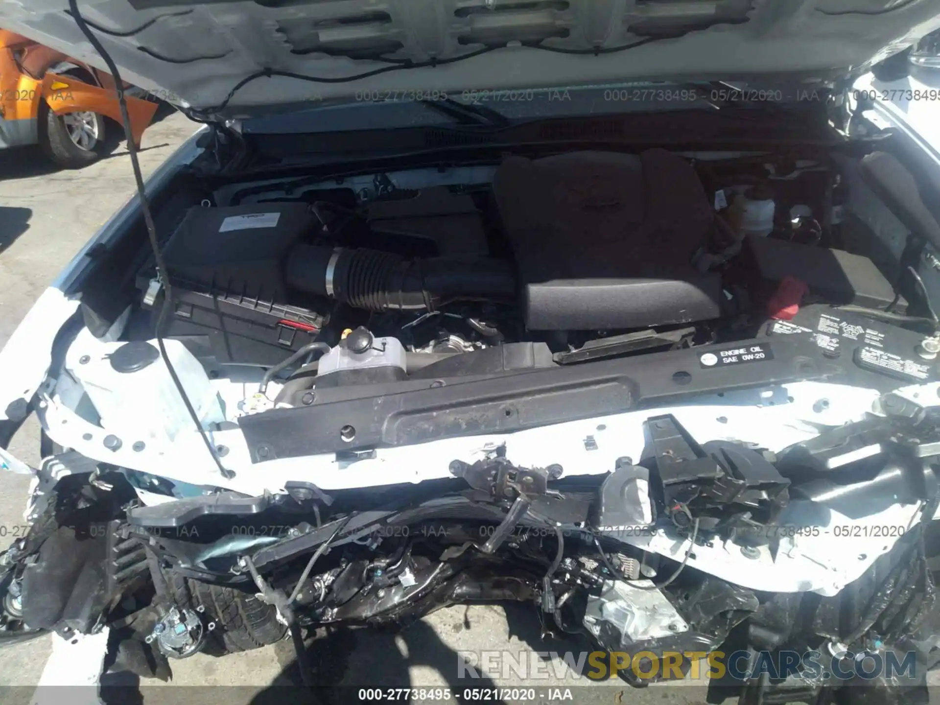 10 Photograph of a damaged car 3TMBZ5DN6KM022263 TOYOTA TACOMA 2WD 2019