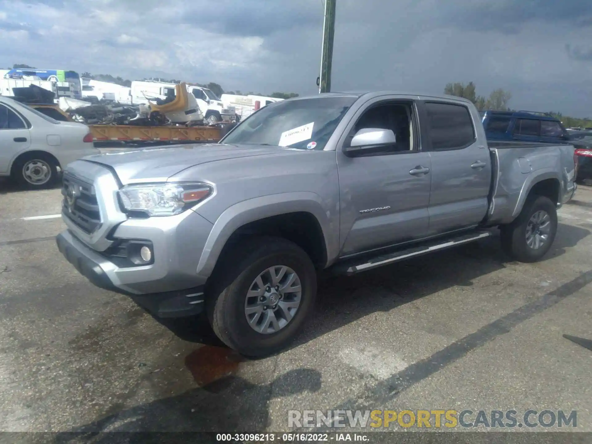 2 Photograph of a damaged car 3TMBZ5DN6KM022490 TOYOTA TACOMA 2WD 2019