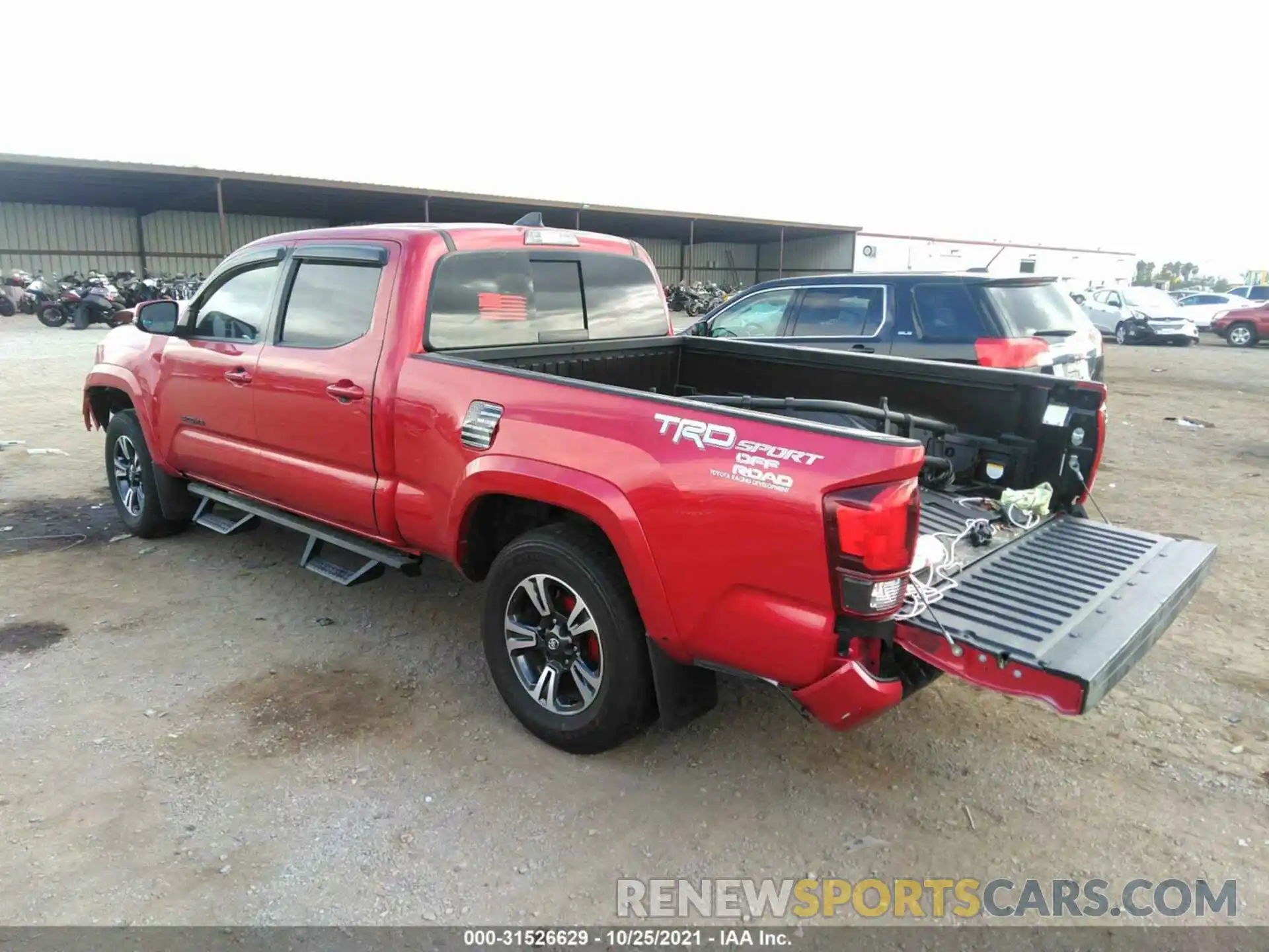 3 Photograph of a damaged car 3TMBZ5DN7KM018240 TOYOTA TACOMA 2WD 2019