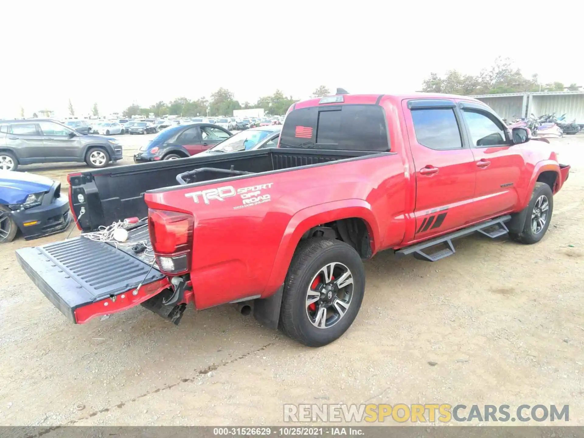 4 Photograph of a damaged car 3TMBZ5DN7KM018240 TOYOTA TACOMA 2WD 2019