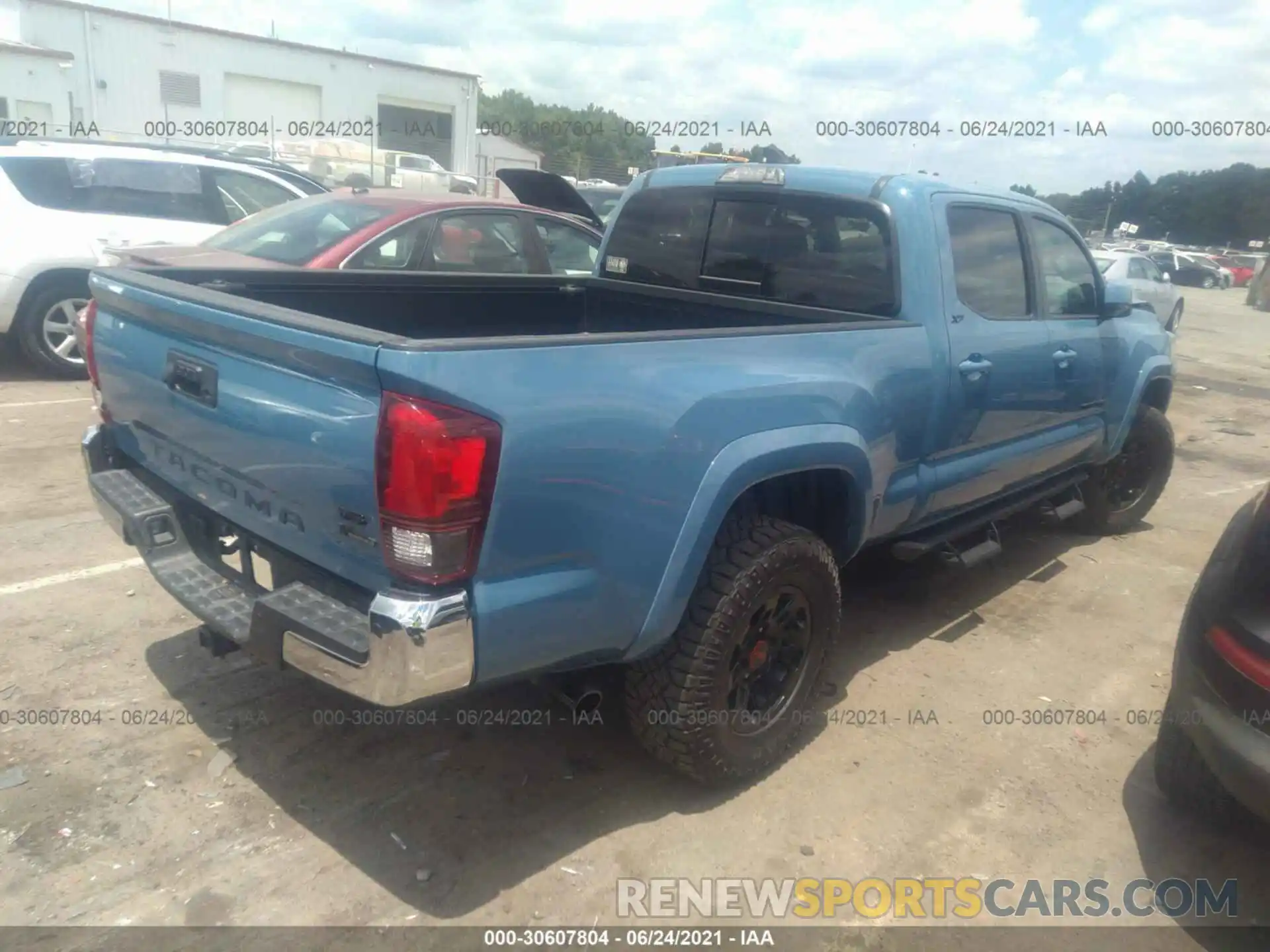 4 Photograph of a damaged car 3TMBZ5DN7KM018609 TOYOTA TACOMA 2WD 2019