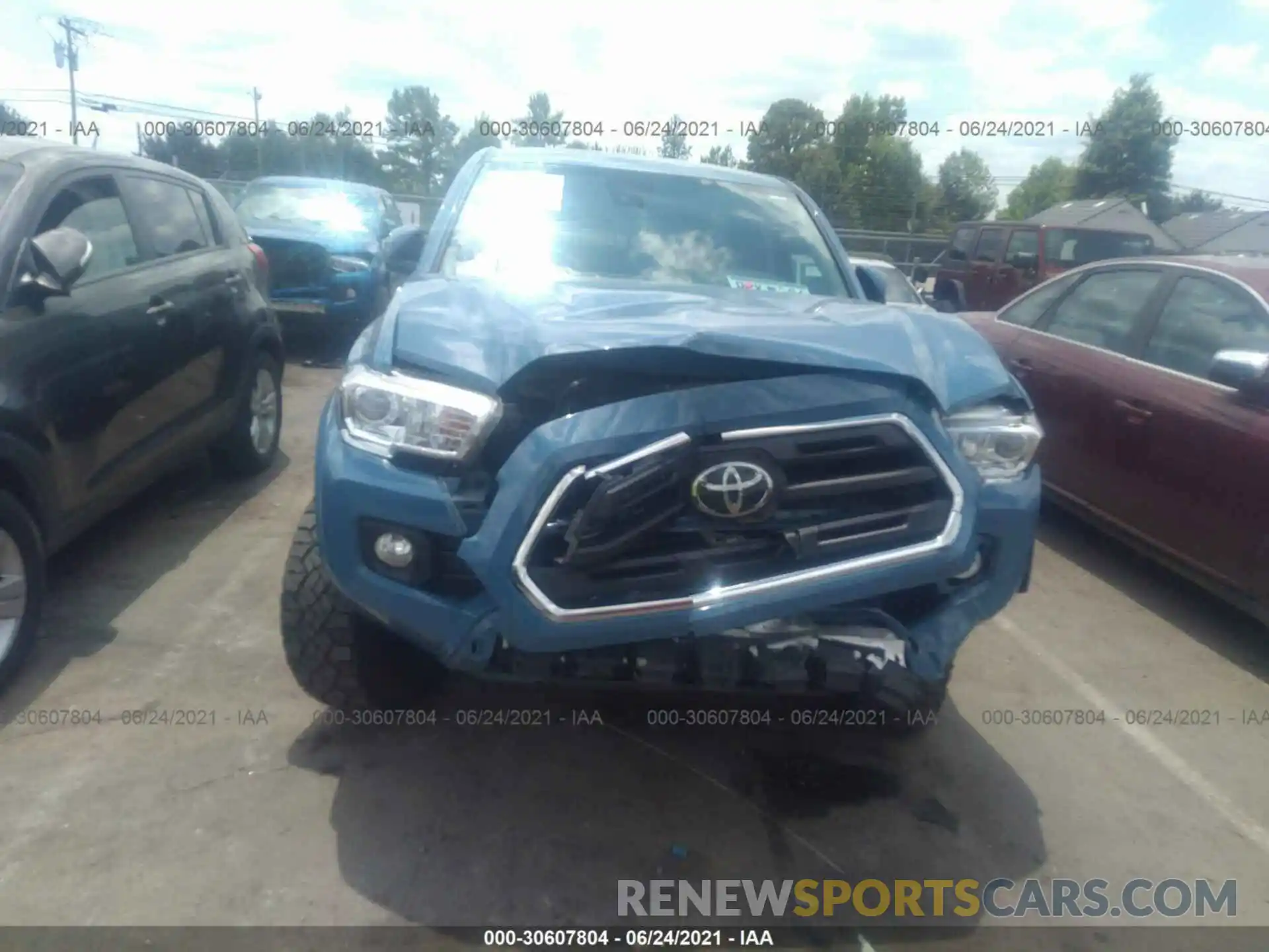 6 Photograph of a damaged car 3TMBZ5DN7KM018609 TOYOTA TACOMA 2WD 2019