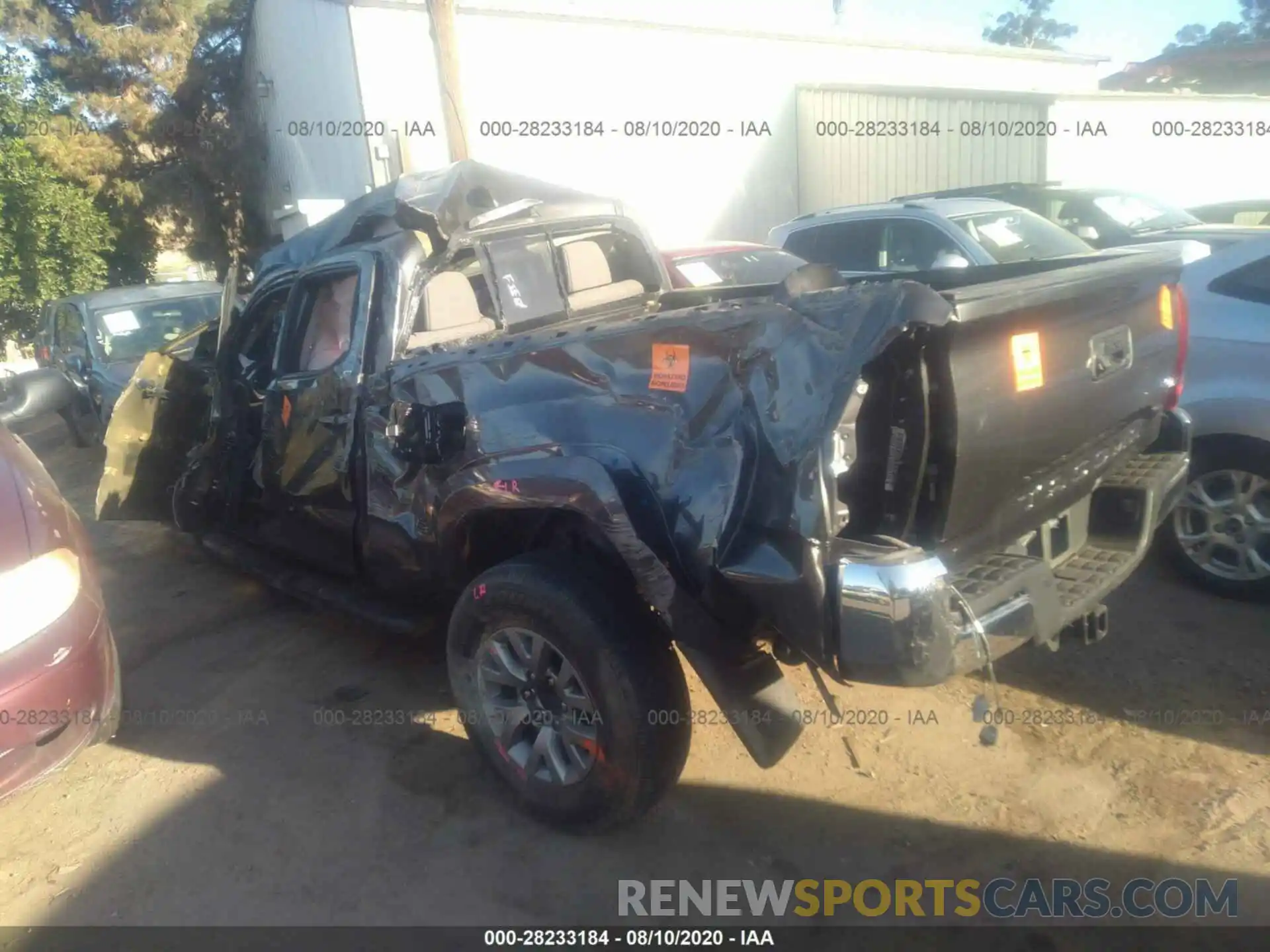 3 Photograph of a damaged car 3TMBZ5DN7KM019646 TOYOTA TACOMA 2WD 2019