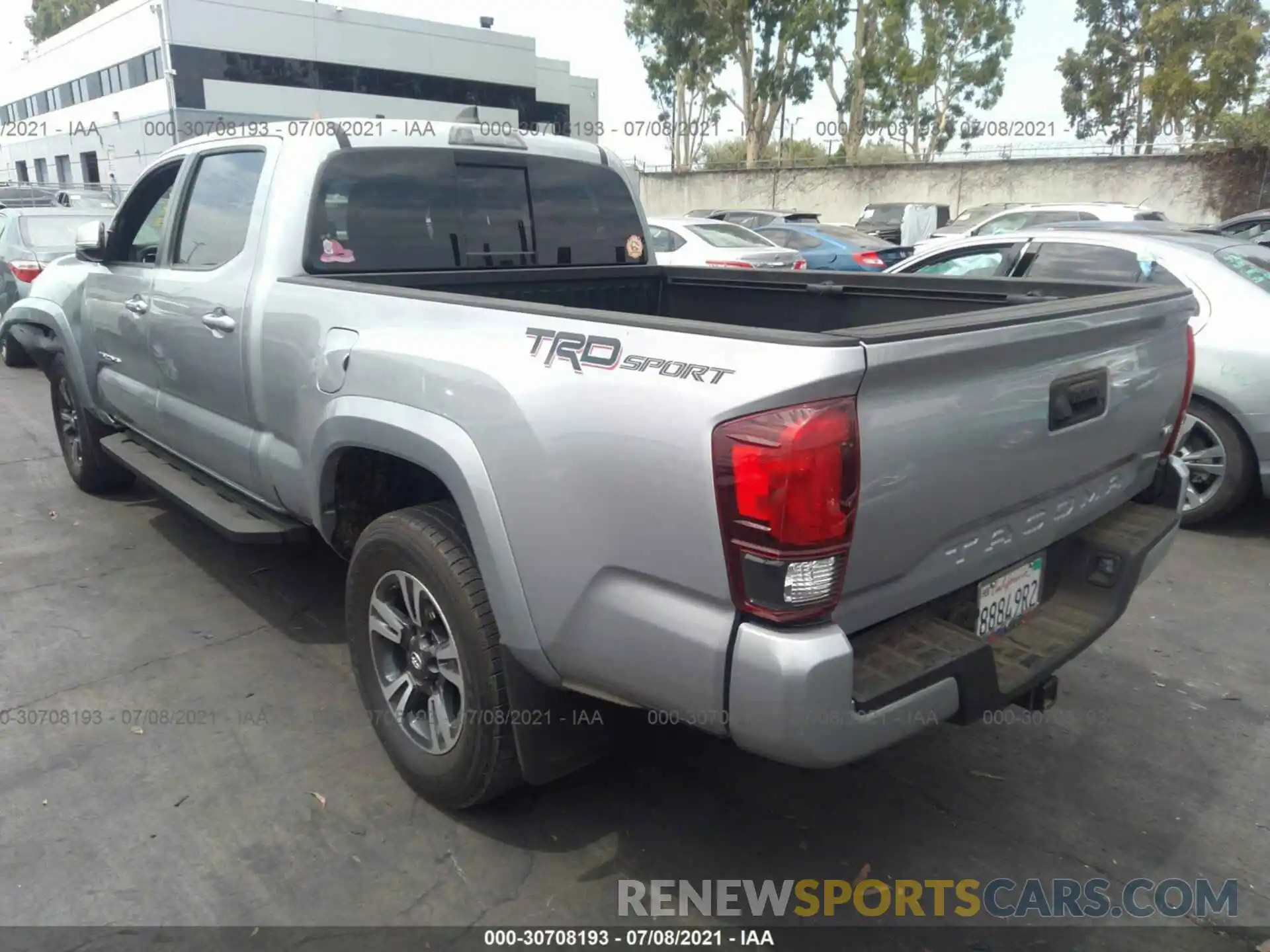 3 Photograph of a damaged car 3TMBZ5DN7KM019887 TOYOTA TACOMA 2WD 2019