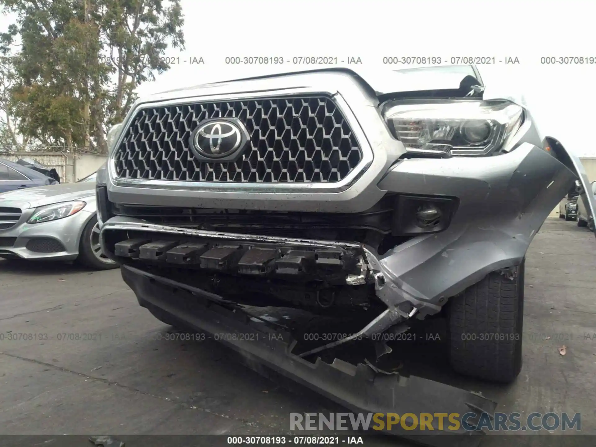 6 Photograph of a damaged car 3TMBZ5DN7KM019887 TOYOTA TACOMA 2WD 2019