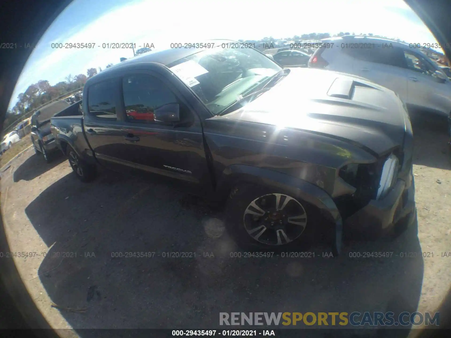 1 Photograph of a damaged car 3TMBZ5DN7KM022370 TOYOTA TACOMA 2WD 2019