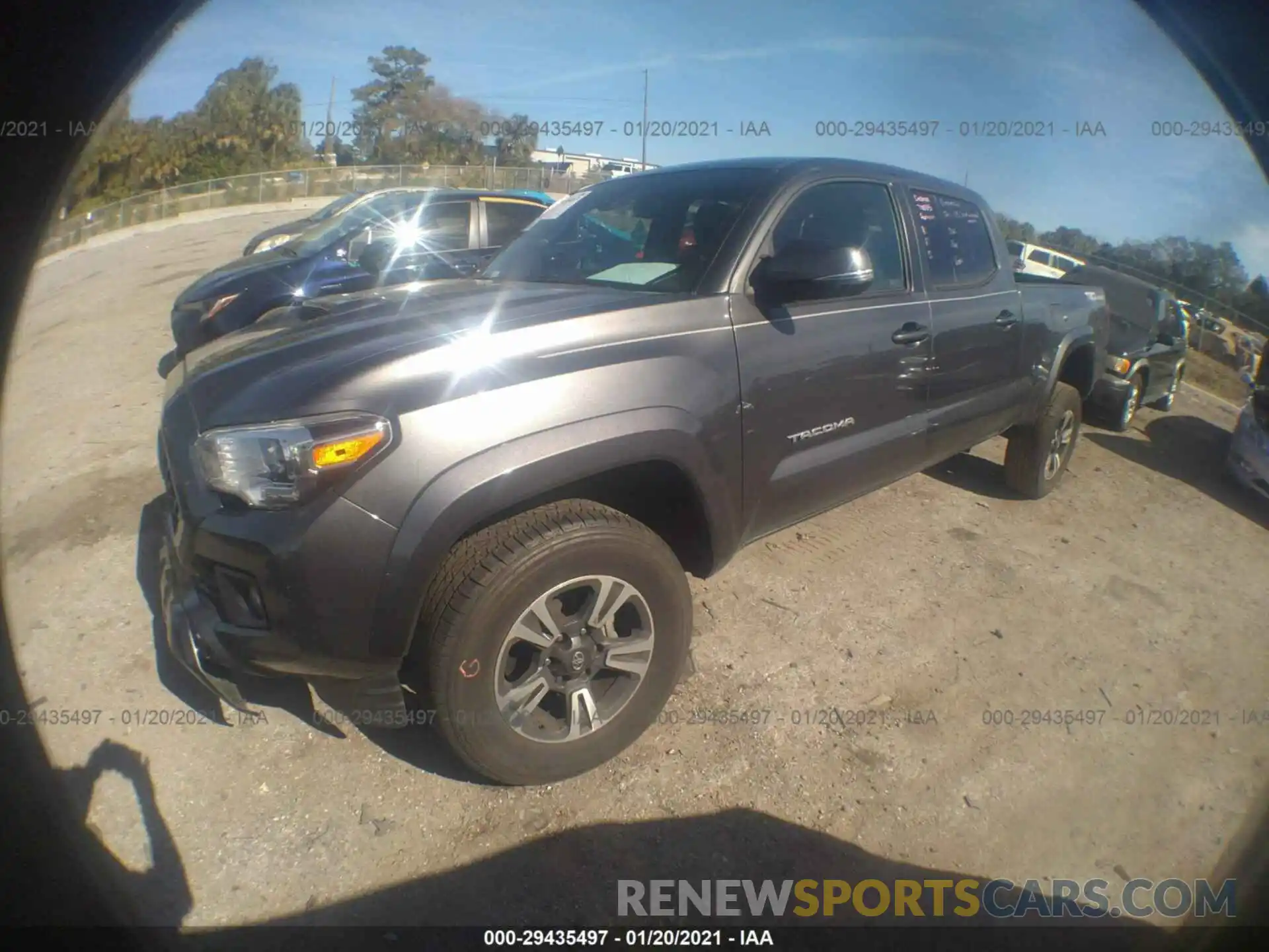 2 Photograph of a damaged car 3TMBZ5DN7KM022370 TOYOTA TACOMA 2WD 2019