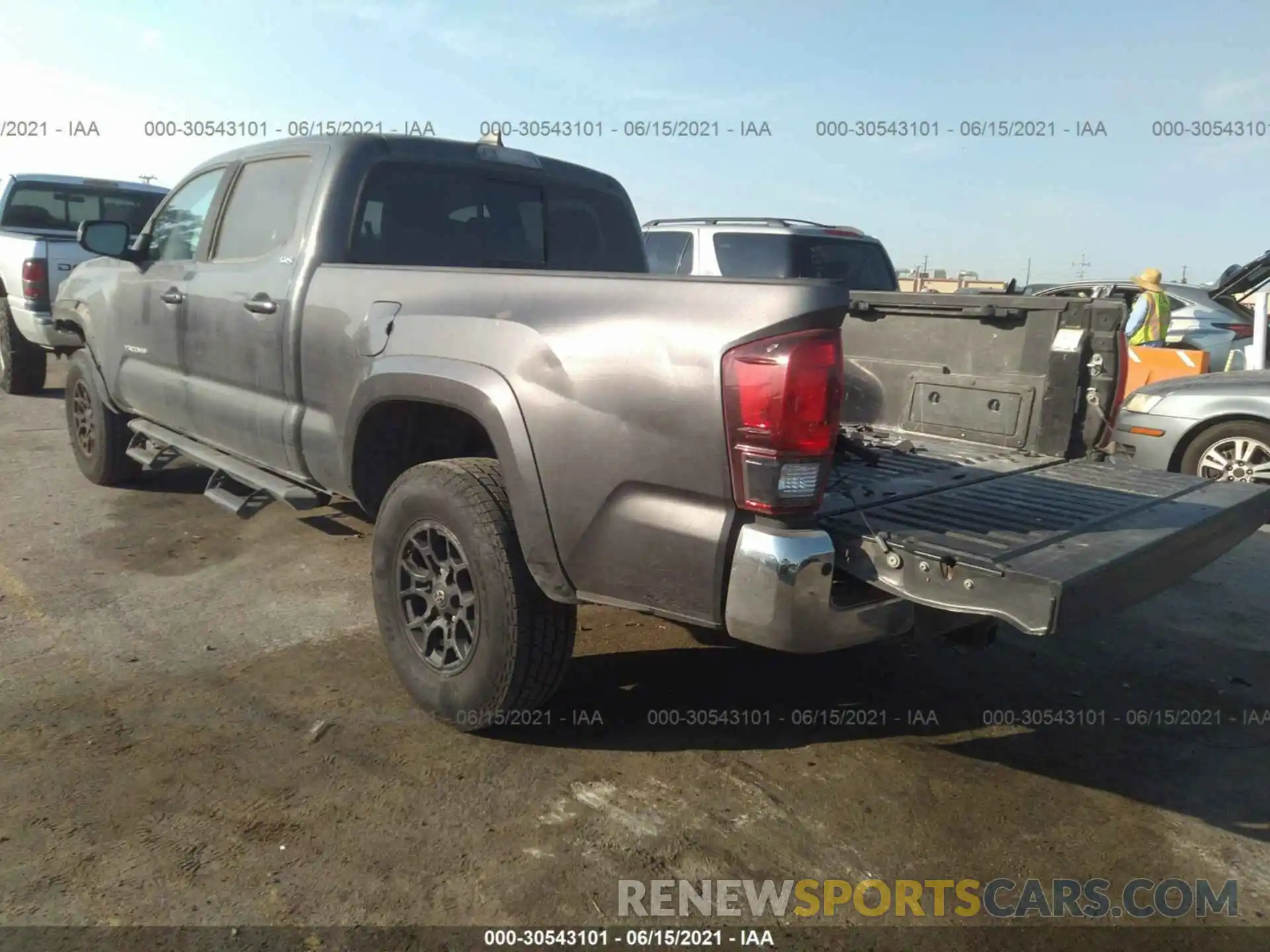 3 Photograph of a damaged car 3TMBZ5DN8KM018523 TOYOTA TACOMA 2WD 2019