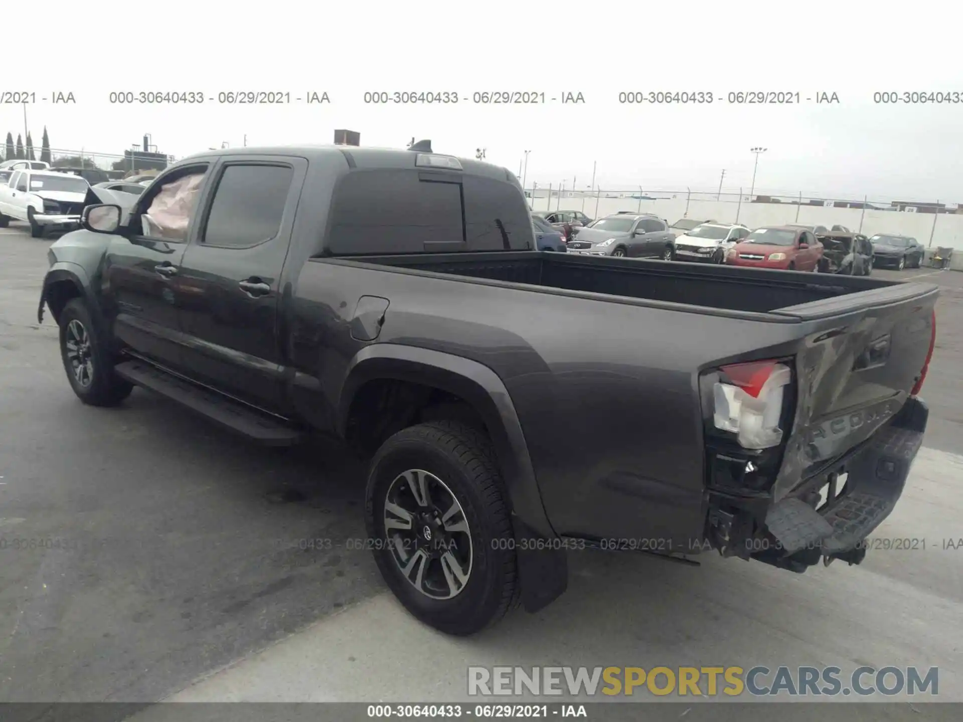 3 Photograph of a damaged car 3TMBZ5DN8KM018554 TOYOTA TACOMA 2WD 2019